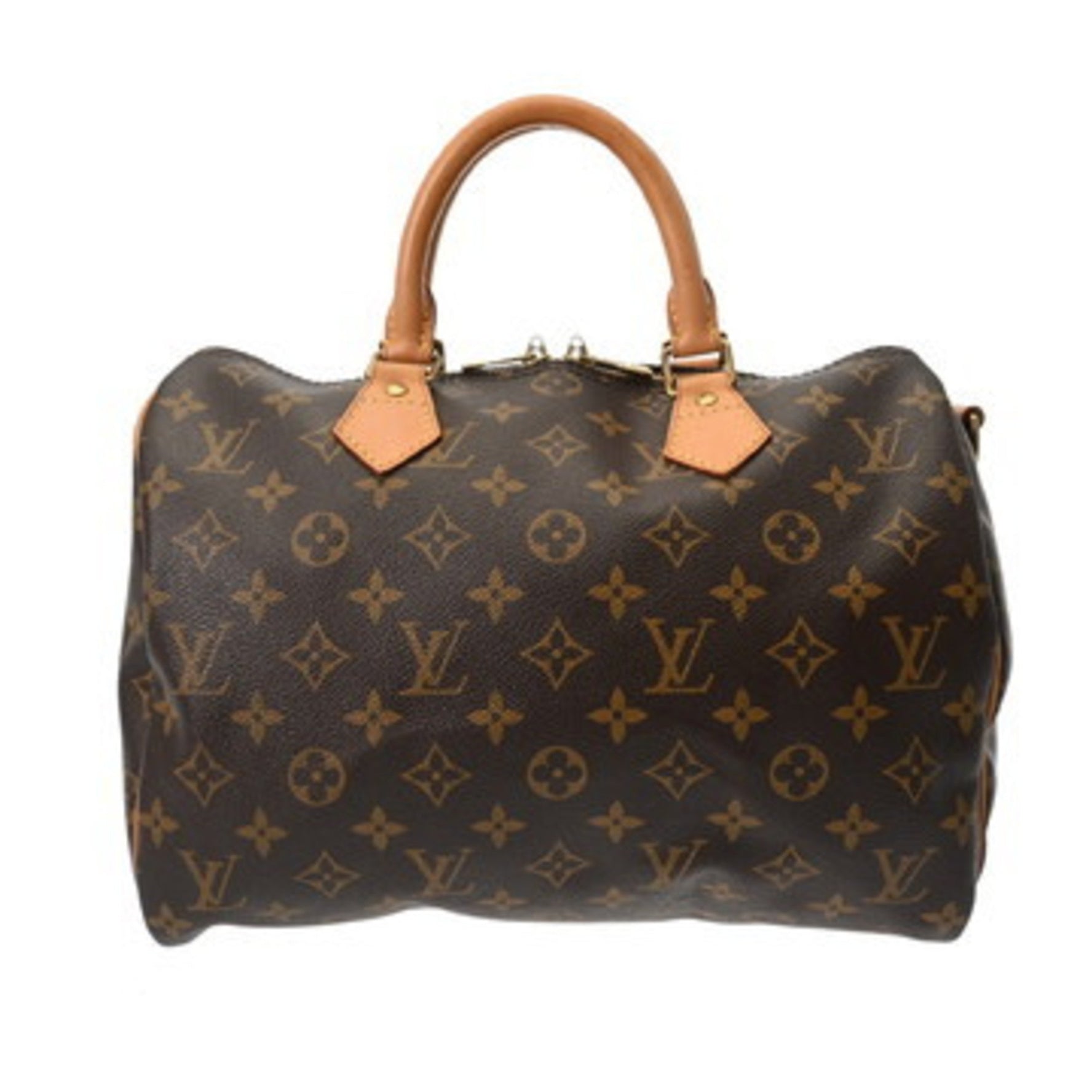 LOUIS VUITTON Monogram Speedy Bandouliere 30 Unisex Canvas Handbag