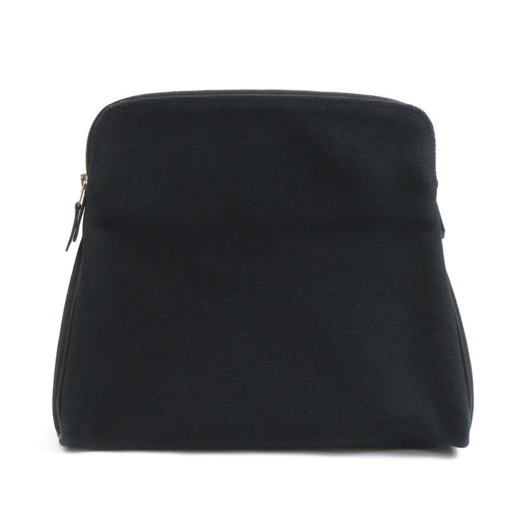 Hermes pouch canvas silver men's