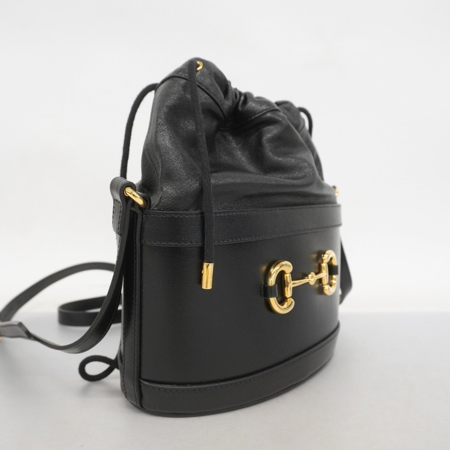 Gucci Horsebit Shoulder Bag Leather