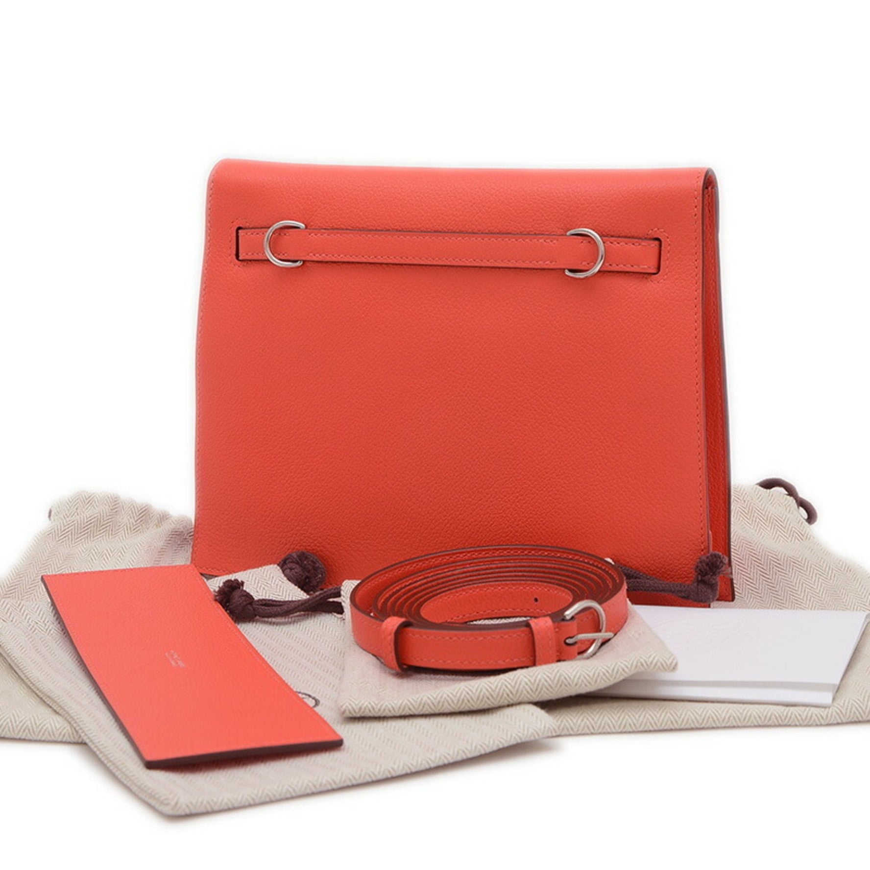 Hermes Kelly Dance Handbag Evercolor Field W Engraved