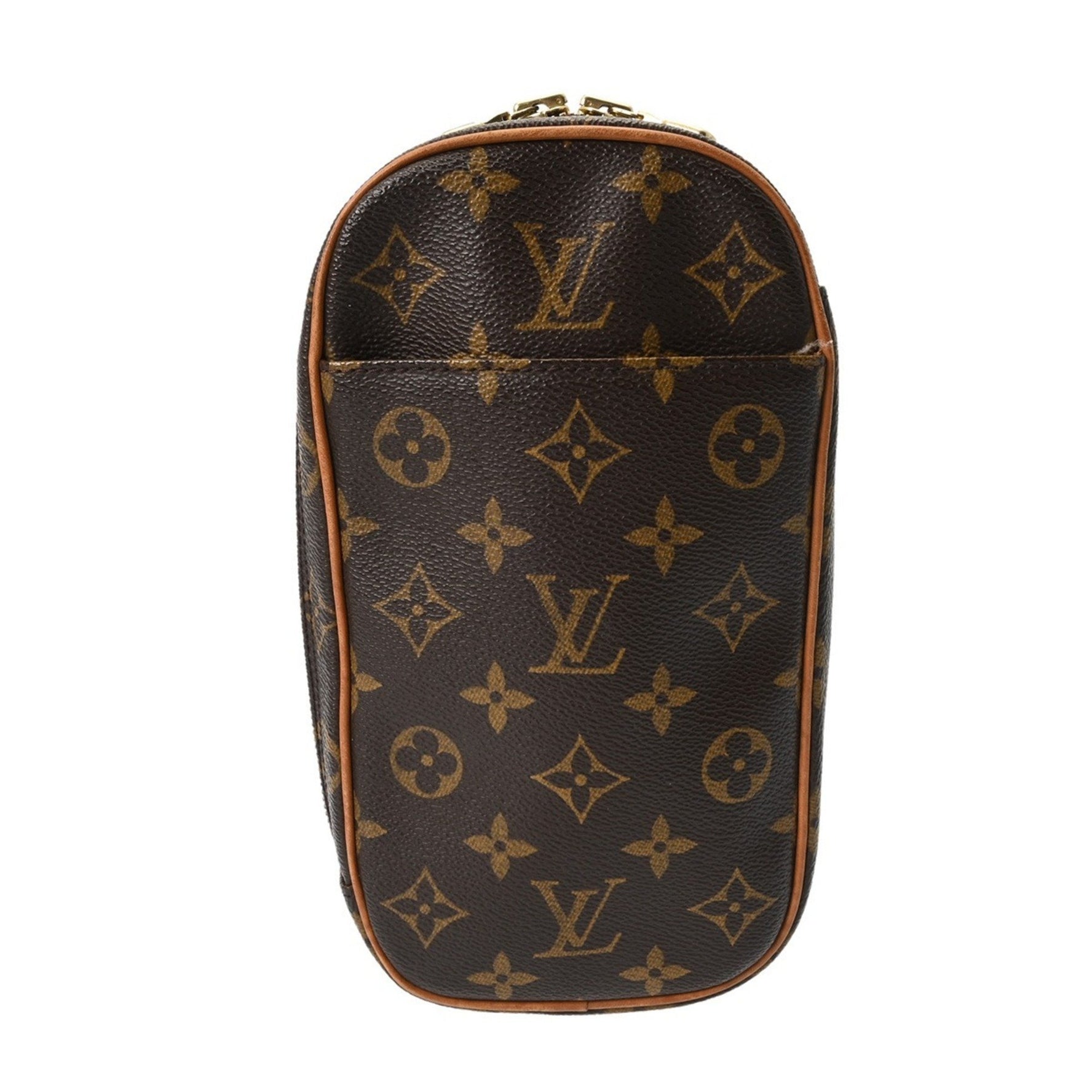 LOUIS VUITTON Monogram Canvas Pochette Ganju Body Bag