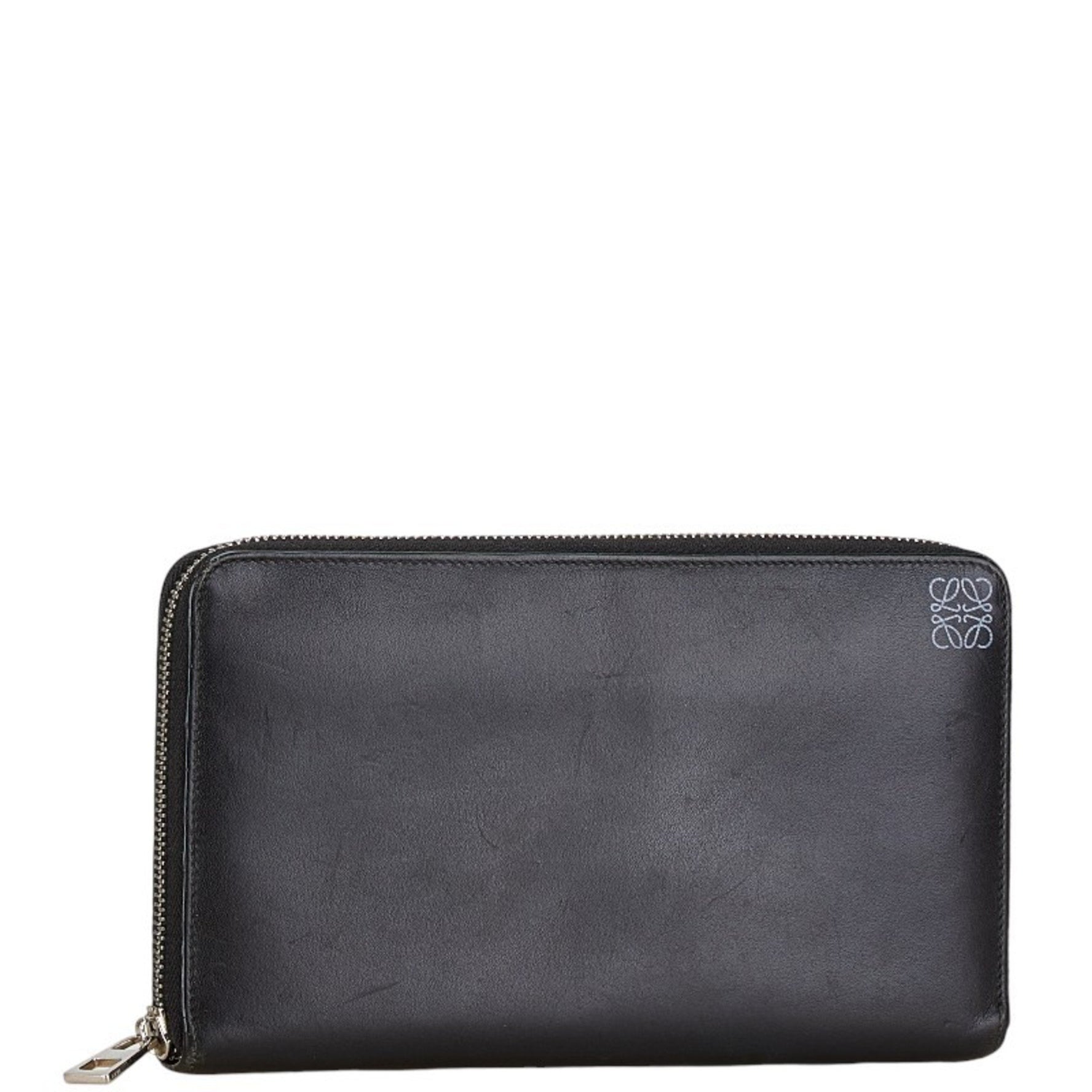 LOEWE Anagram Long Wallet Leather