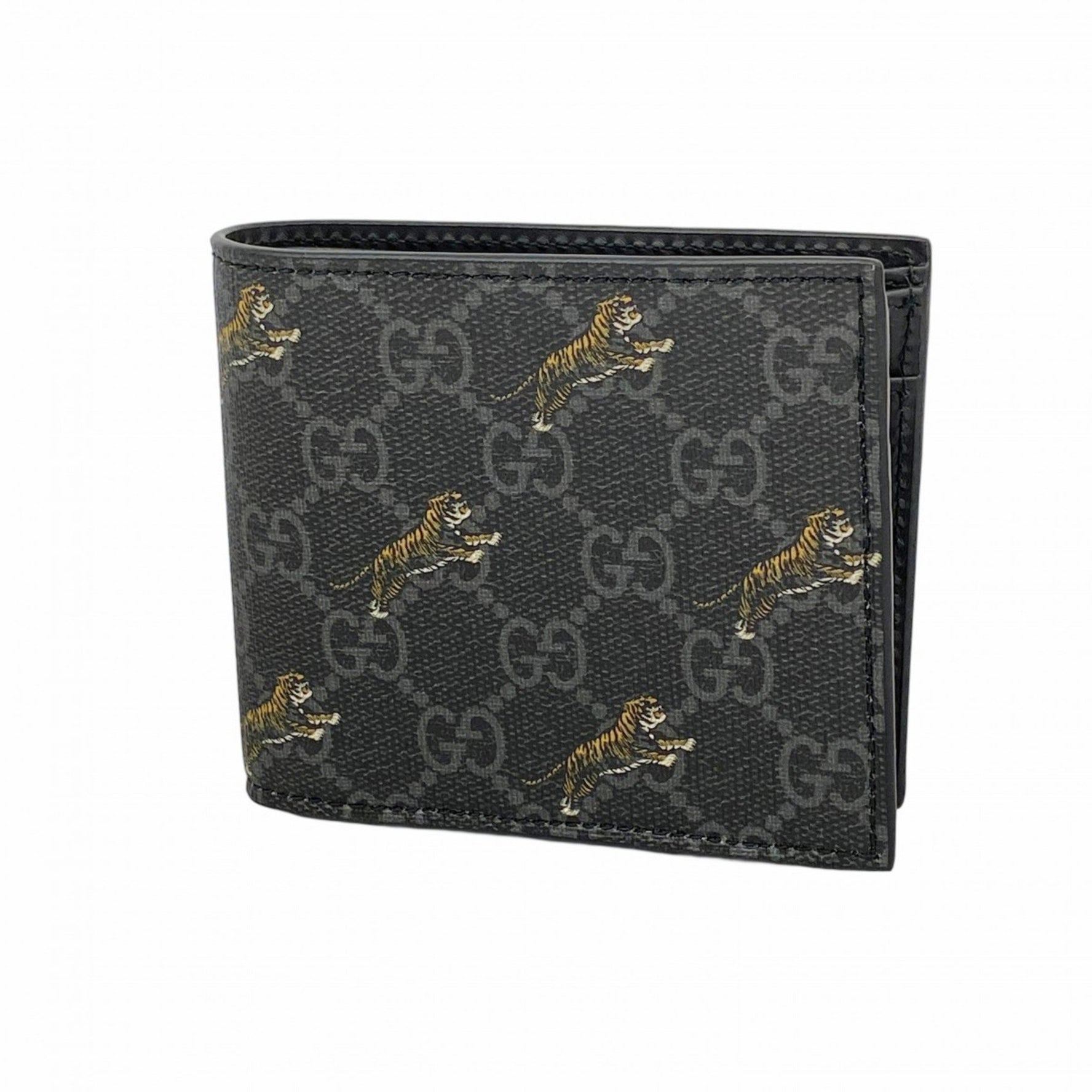 Gucci GG Supreme Wallet Gray Black