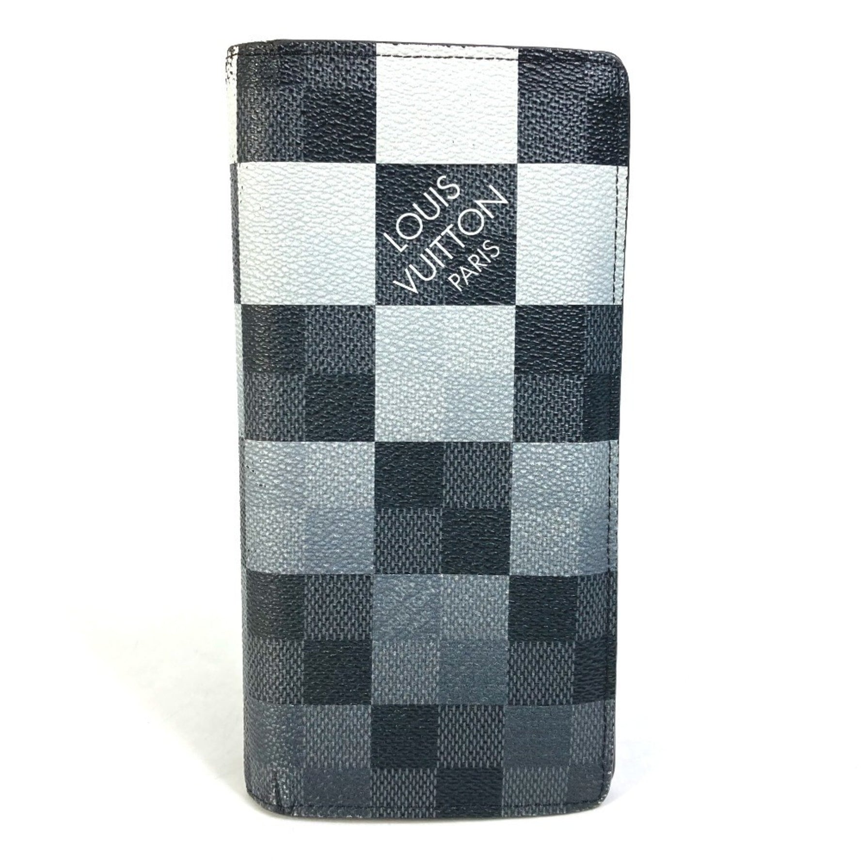 Louis Vuitton Damier Graphite Giant Portefeuille Brazza NM Bifold Long Wallet in Canvas