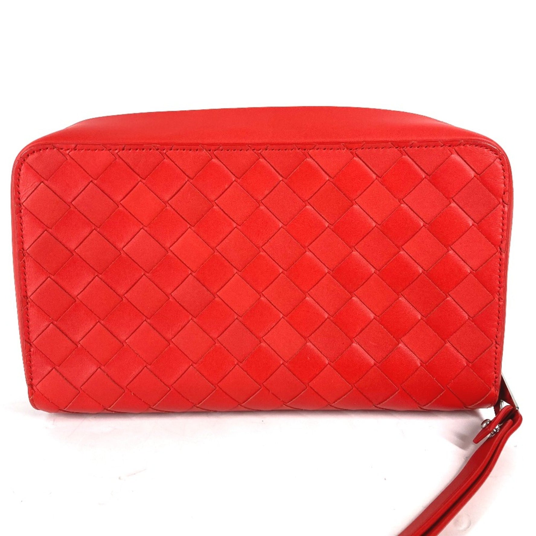 BOTTEGA VENETA Bag Cluch Bag with strap Clutch bag Tomato