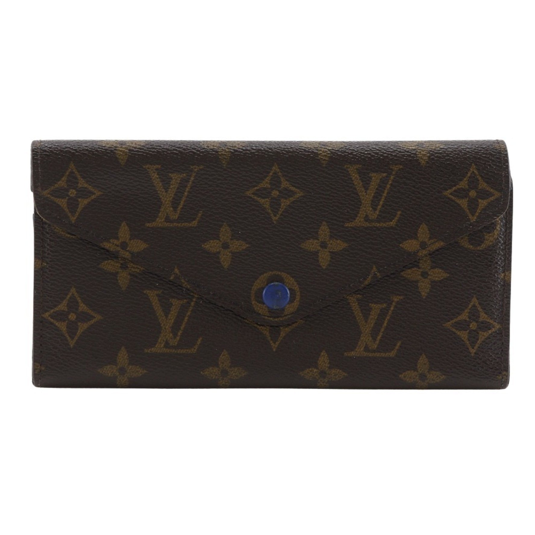 Louis Vuitton Portefeuille Josephine Tri-fold Wallet Monogram Canvas 2011 Snap Buttons