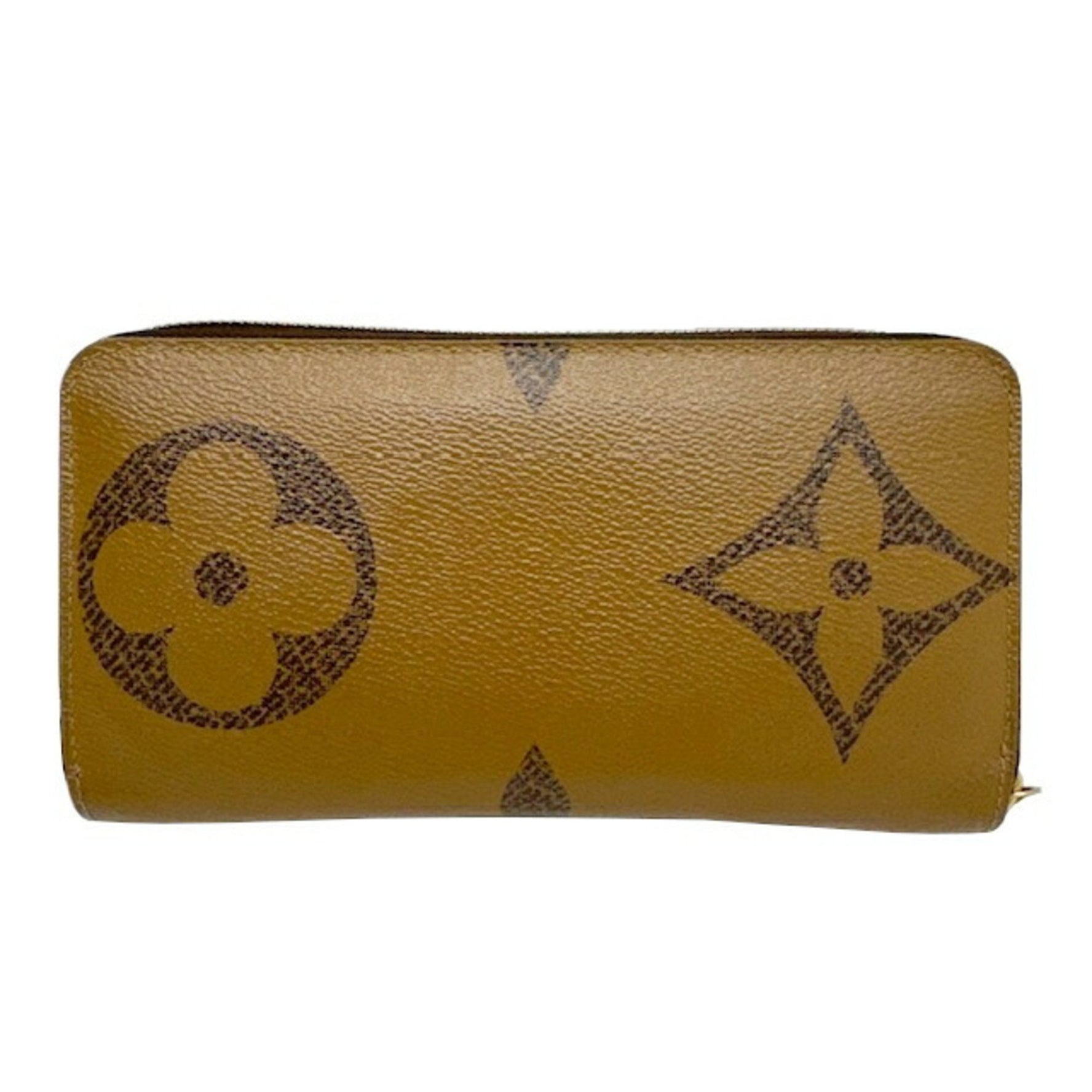 LOUIS VUITTON Louis Vuitton Monogram Giant Reverse Zippy Wallet Long Brown Men's