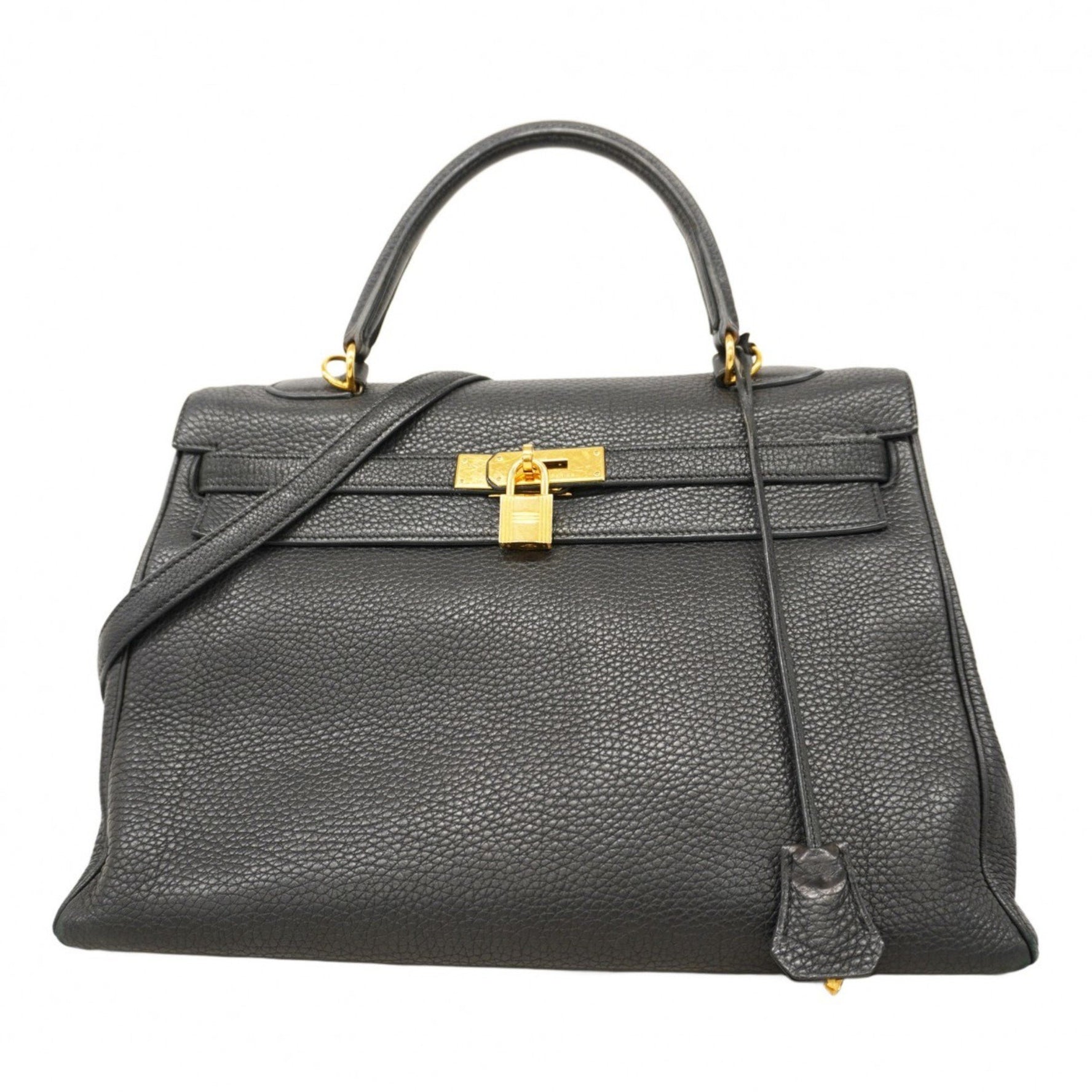 Hermes Hermès Kelly 35 Togo Black Handbag with N Stamp, 2-Way Bag for Women, P1449448