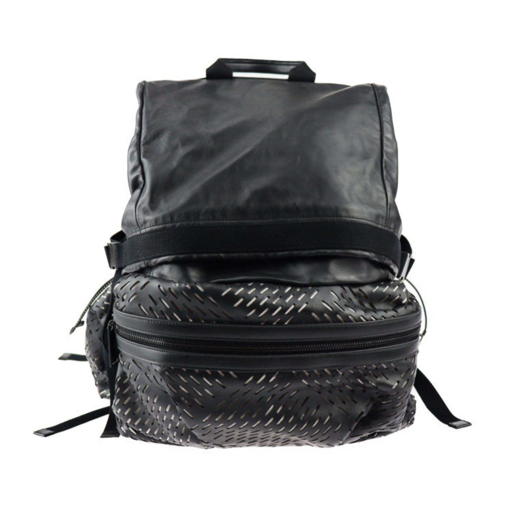 BOTTEGA VENETA Bottega Veneta rucksack daypack calf leather punching