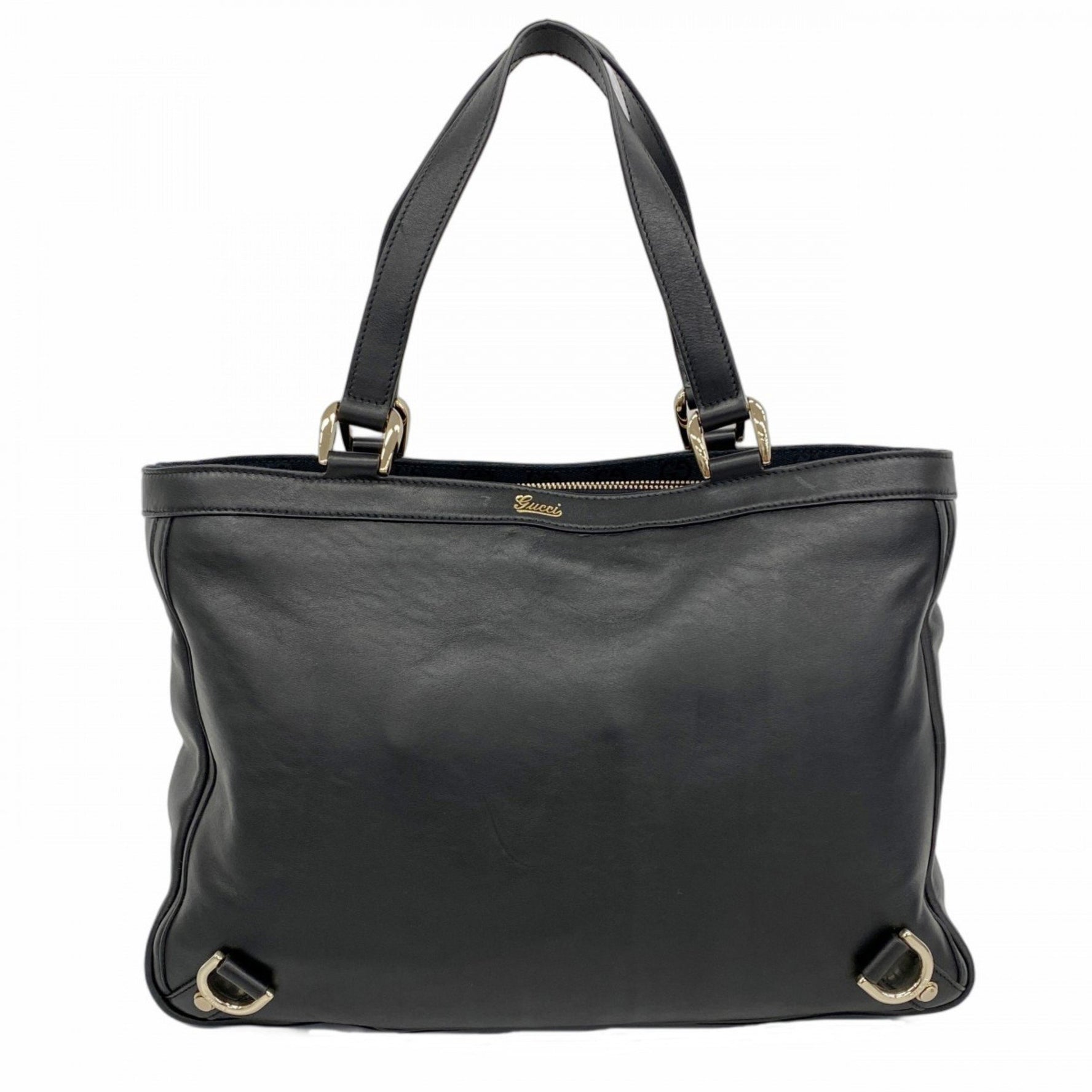 Gucci handbag Abbey leather champagne