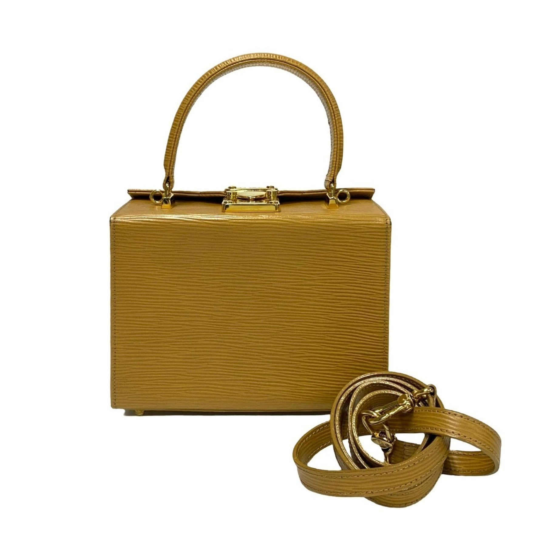 FENDI logo hardware, Epi leather, genuine leather mini handbag/shoulder bag/pouch