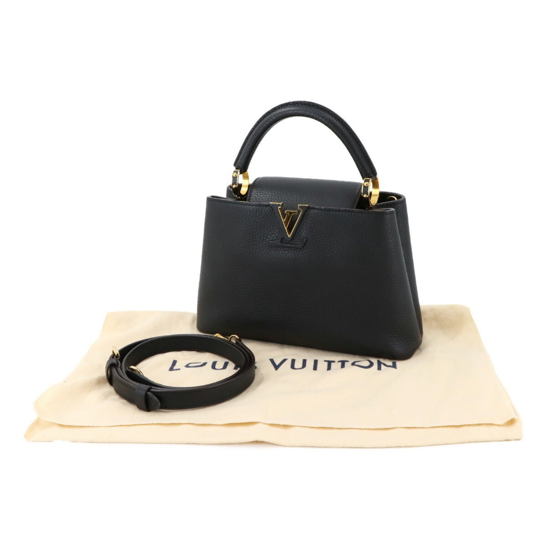 Louis Vuitton Capucines BB Hand/Shoulder Bag in Taurillon Leather, RFID