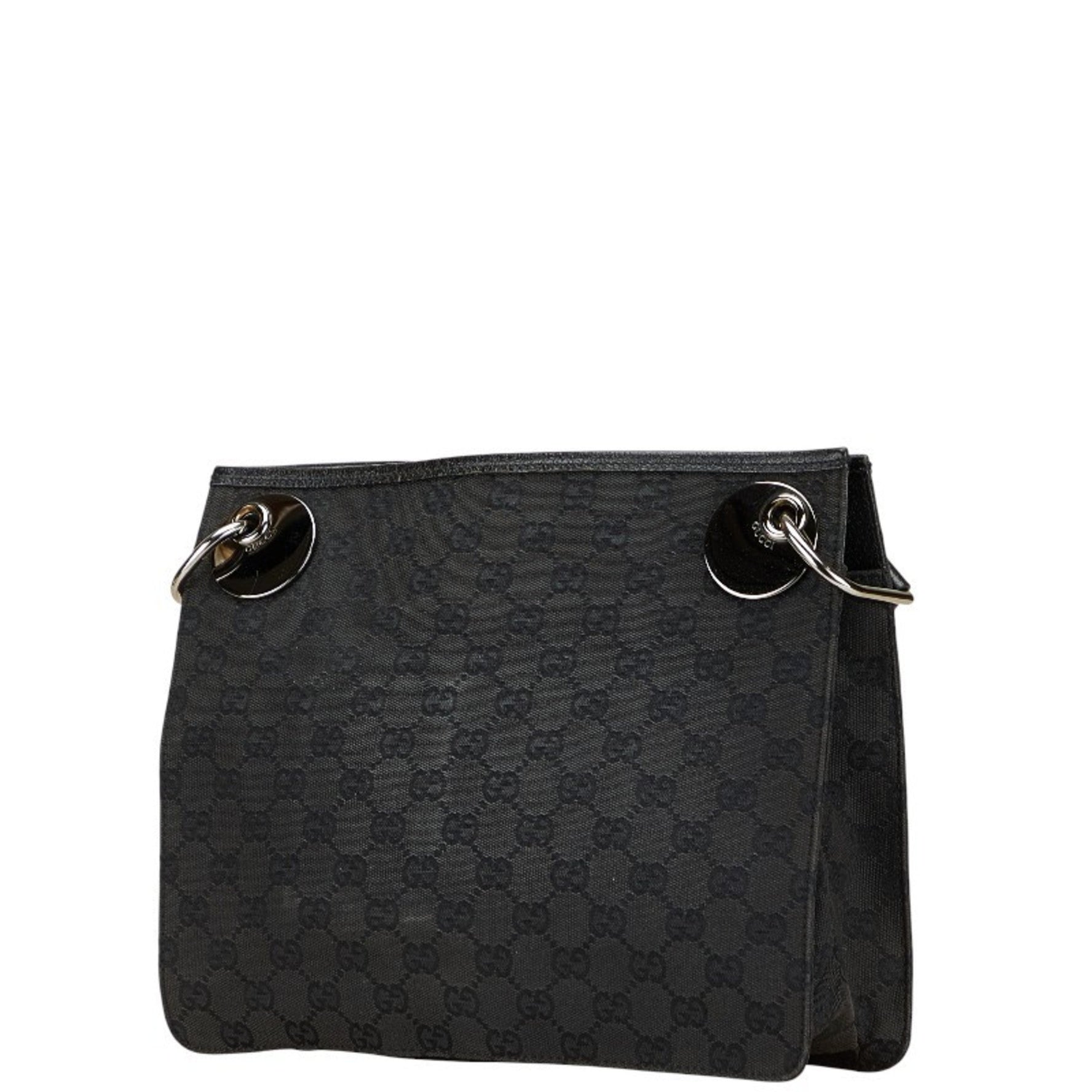 Gucci GG Canvas Shoulder Bag Leather