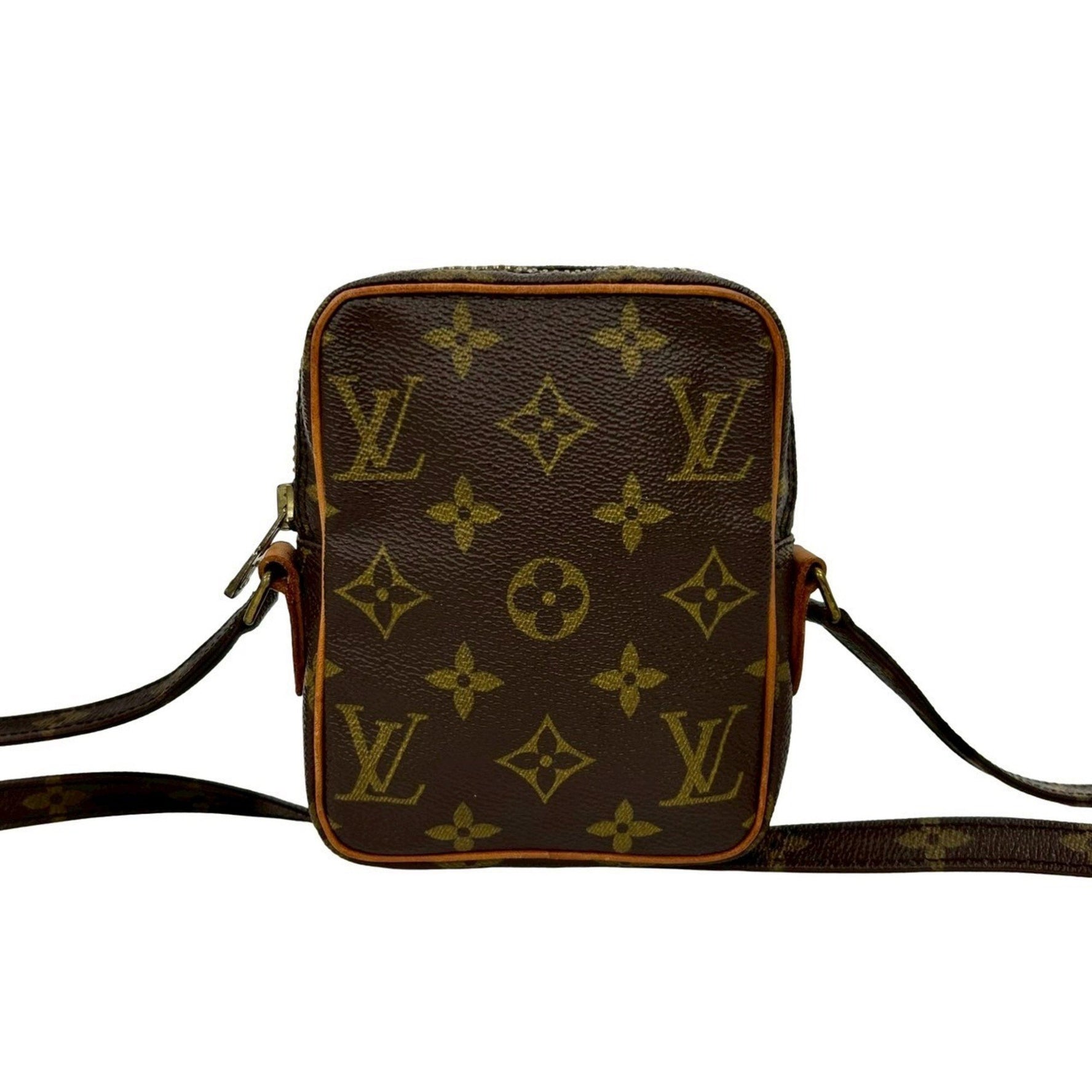 LOUIS VUITTON Mini Danube Monogram Leather Shoulder Bag/Pochette 429-5
