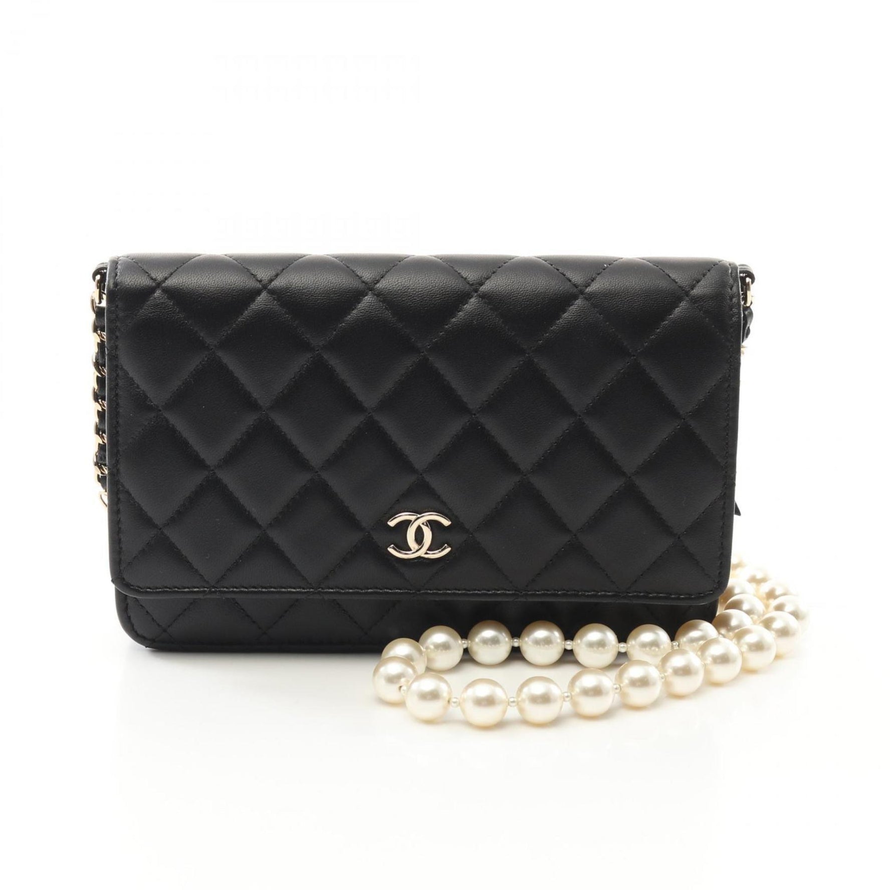 CHANEL Matelasse Shoulder Bag Lambskin (Sheepskin)