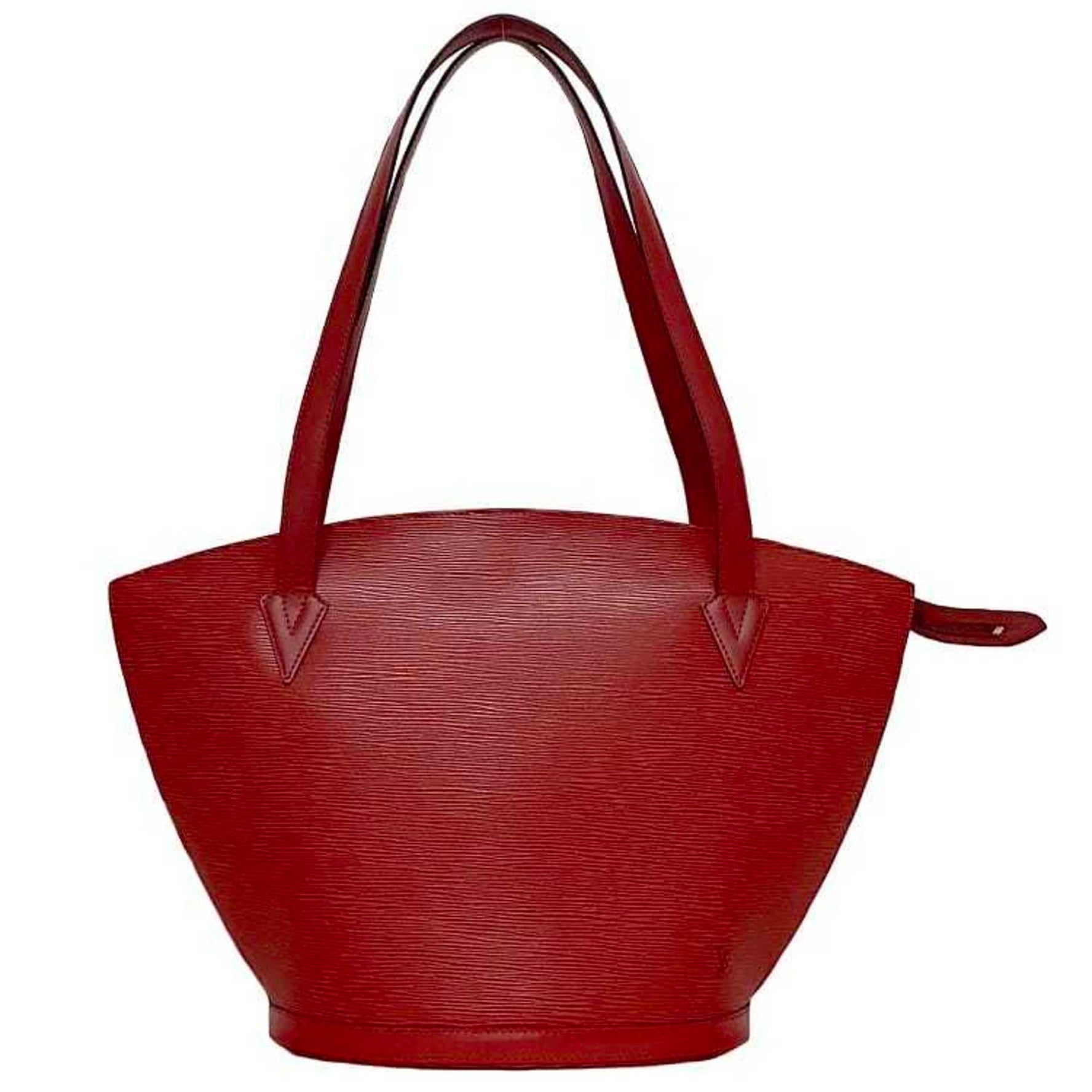 Louis Vuitton Tote Bag Saint Jacques Red Castilian Epi Leather