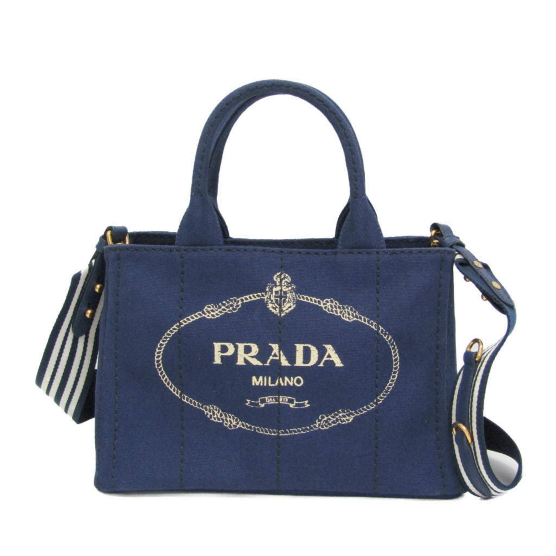 Prada Canapa S Size Canvas Shoulder Bag,Tote Bag