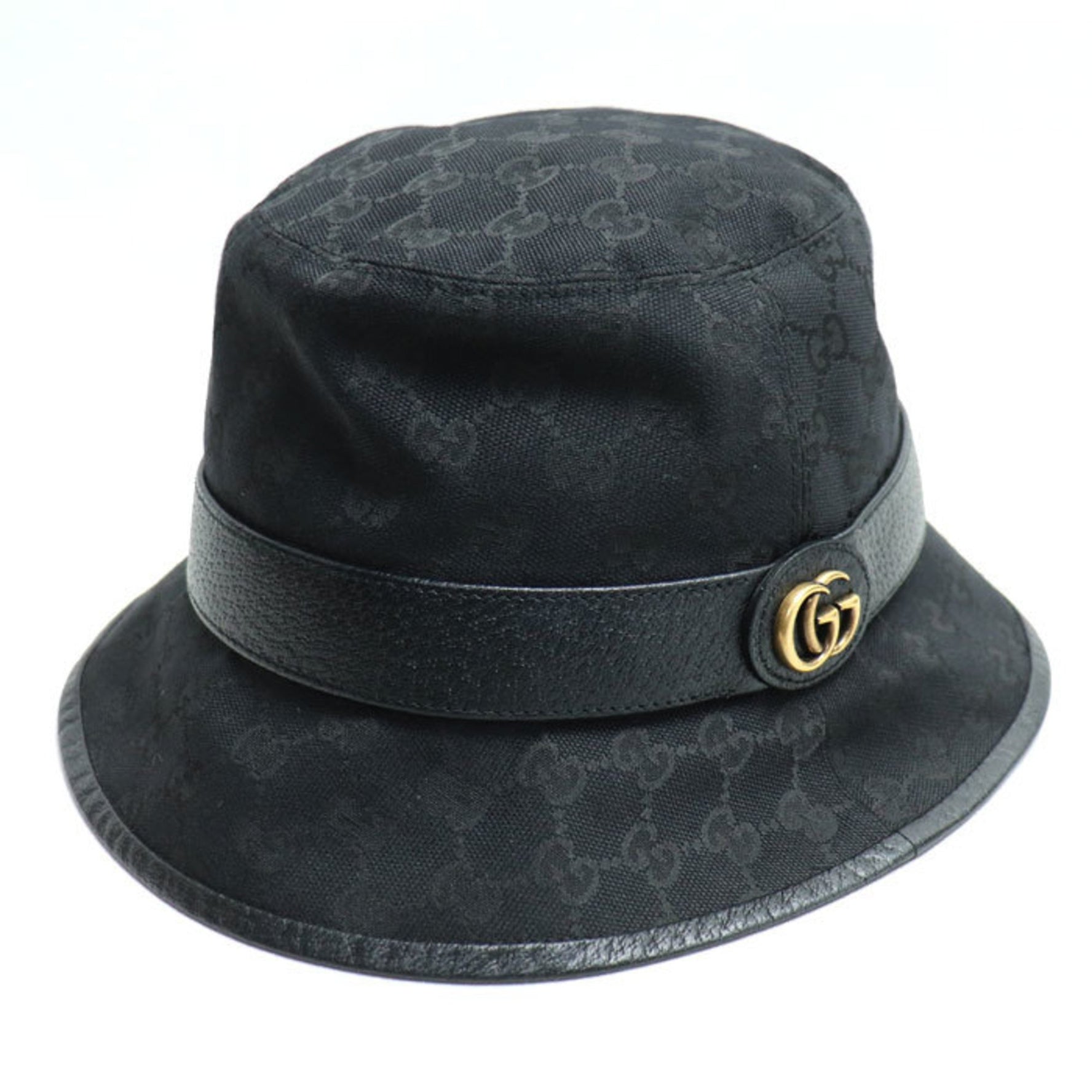 GUCCI GG Canvas Fedora Hat 1060 M