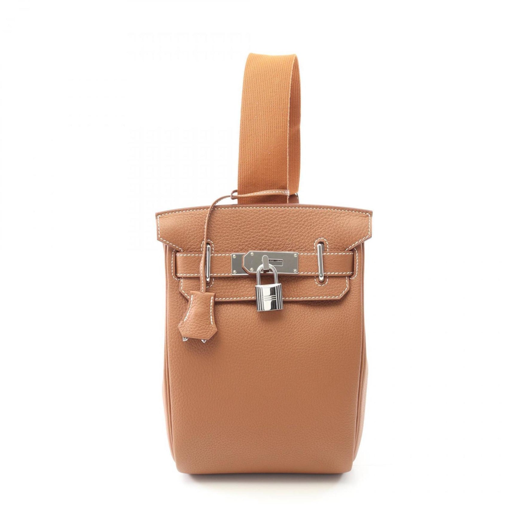 Hermes Hermès Kelly Akkad PM waist bag/body bag in Togo leather, brown for men and women.