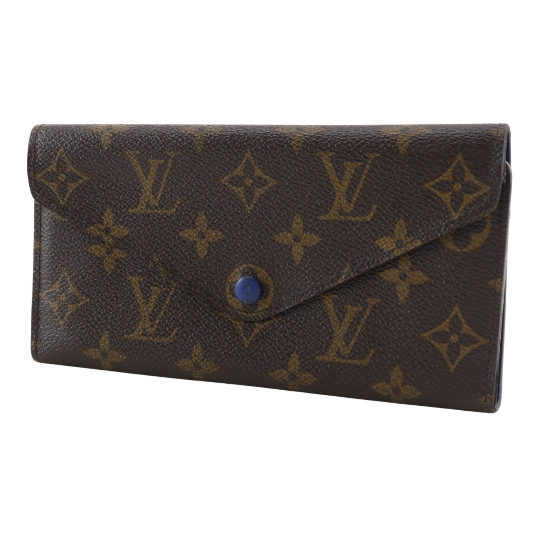 Louis Vuitton Portefeuille Josephine Tri-fold Wallet Monogram Canvas 2011 Snap Buttons