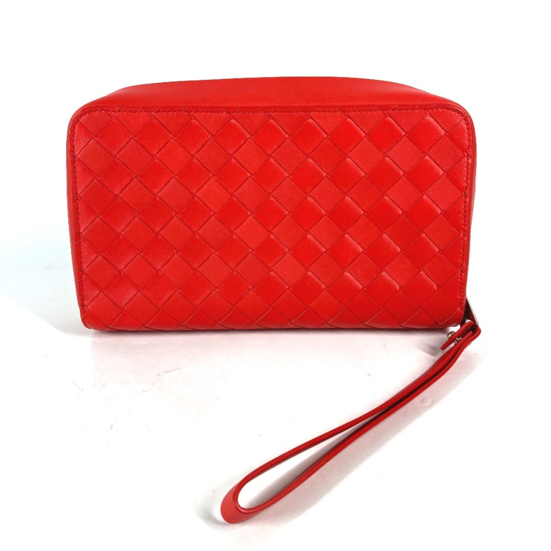 BOTTEGA VENETA Bag Cluch Bag with strap Clutch bag Tomato