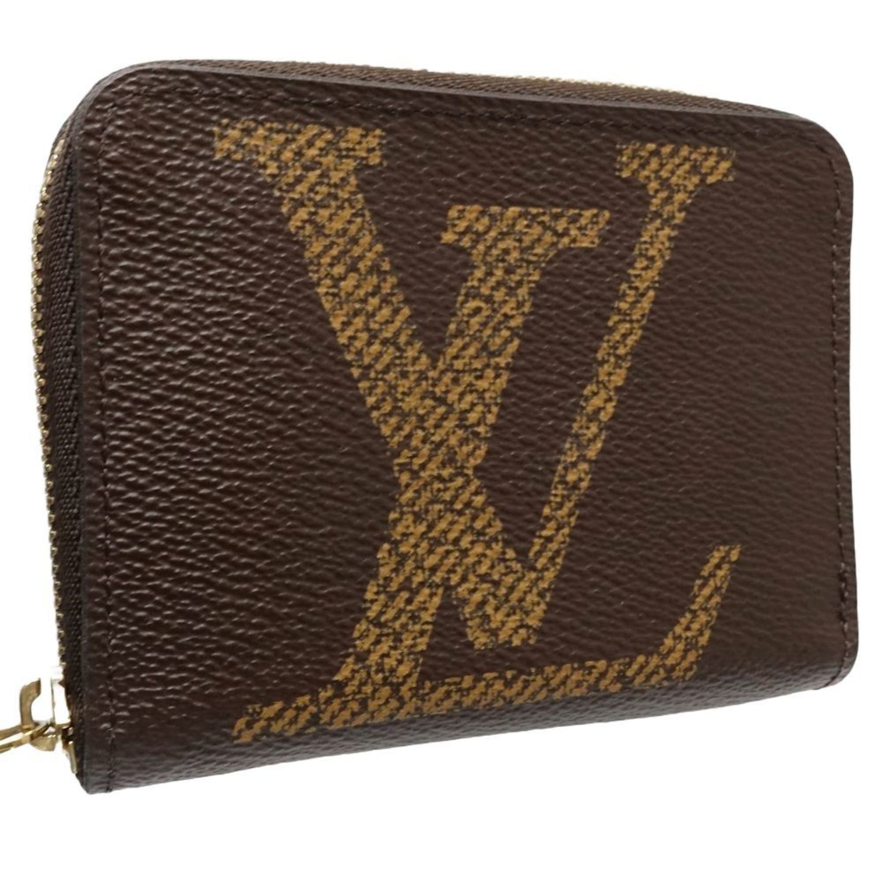 Louis Vuitton Wallet/Coin Case Zipper Coin Purse Monogram Giant Brown