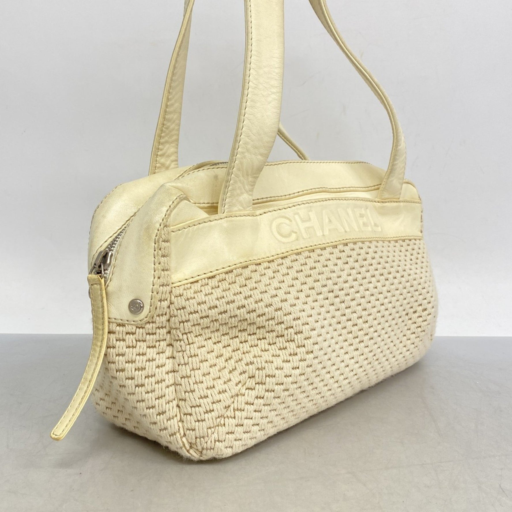 Chanel Handbag Lambskin Canvas