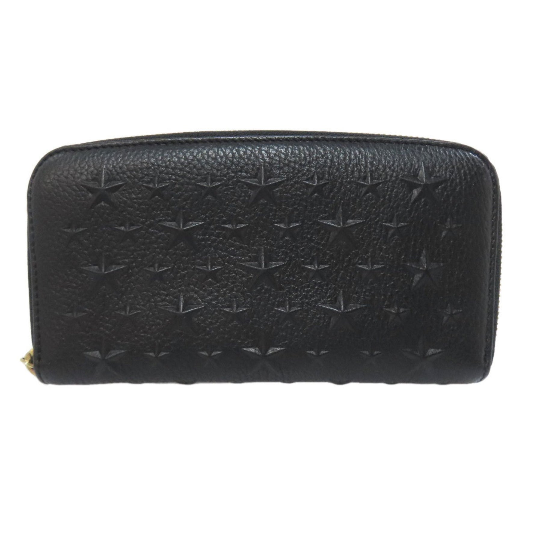 Jimmy Choo embossed calf leather long wallet