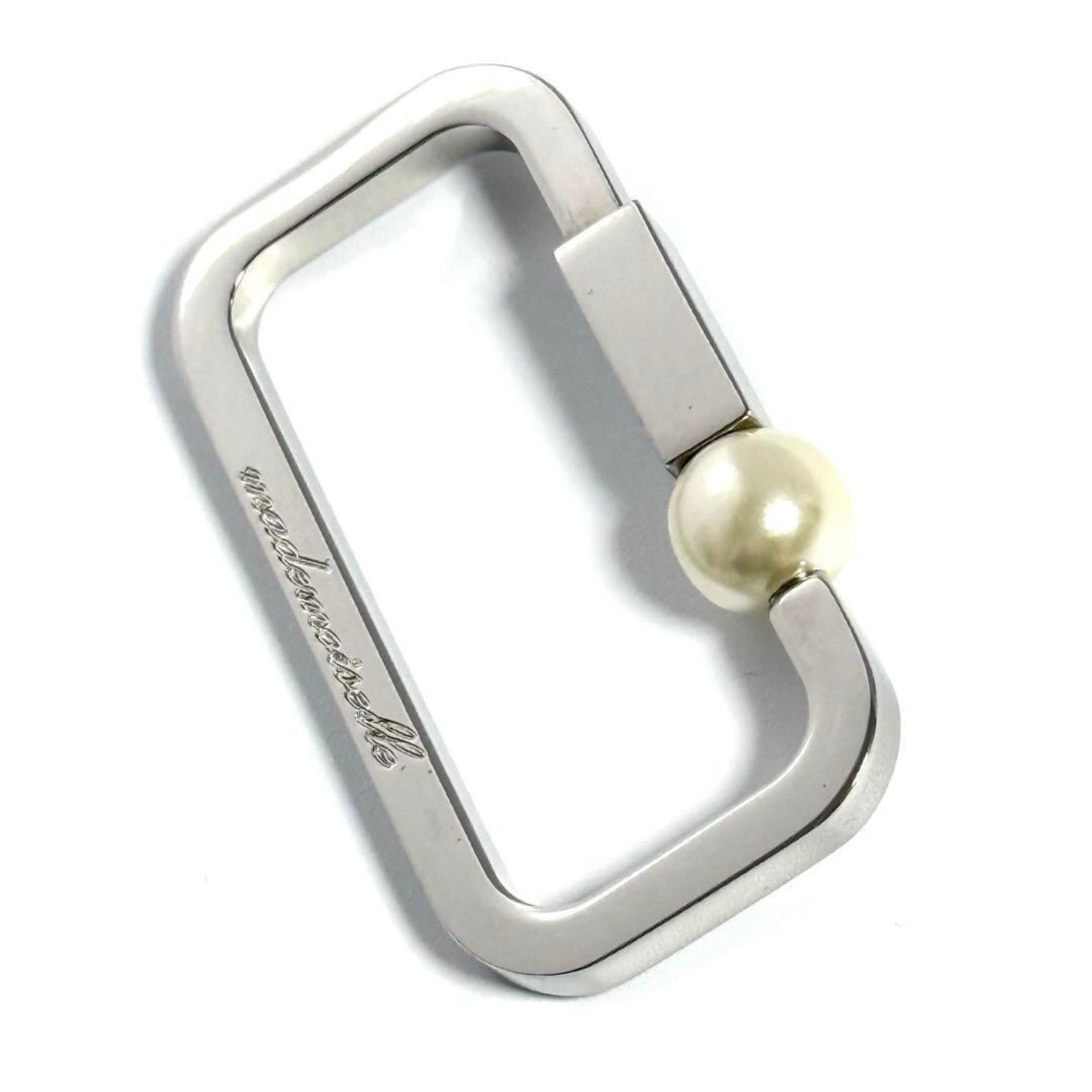 Chanel Key Holder Ring Faux Pearl