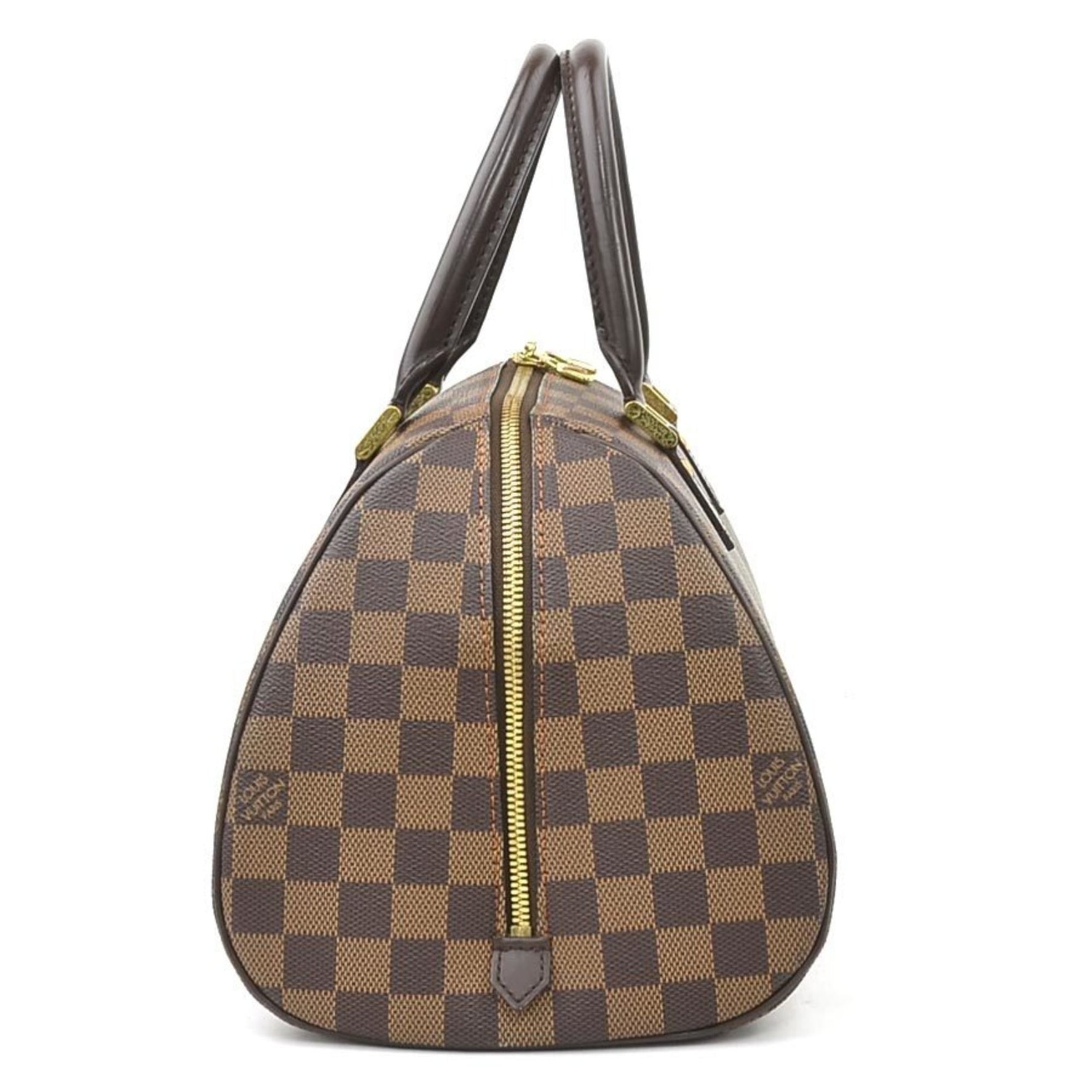 Louis Vuitton Damier Rivera MM Handbag in Canvas, and Gold
