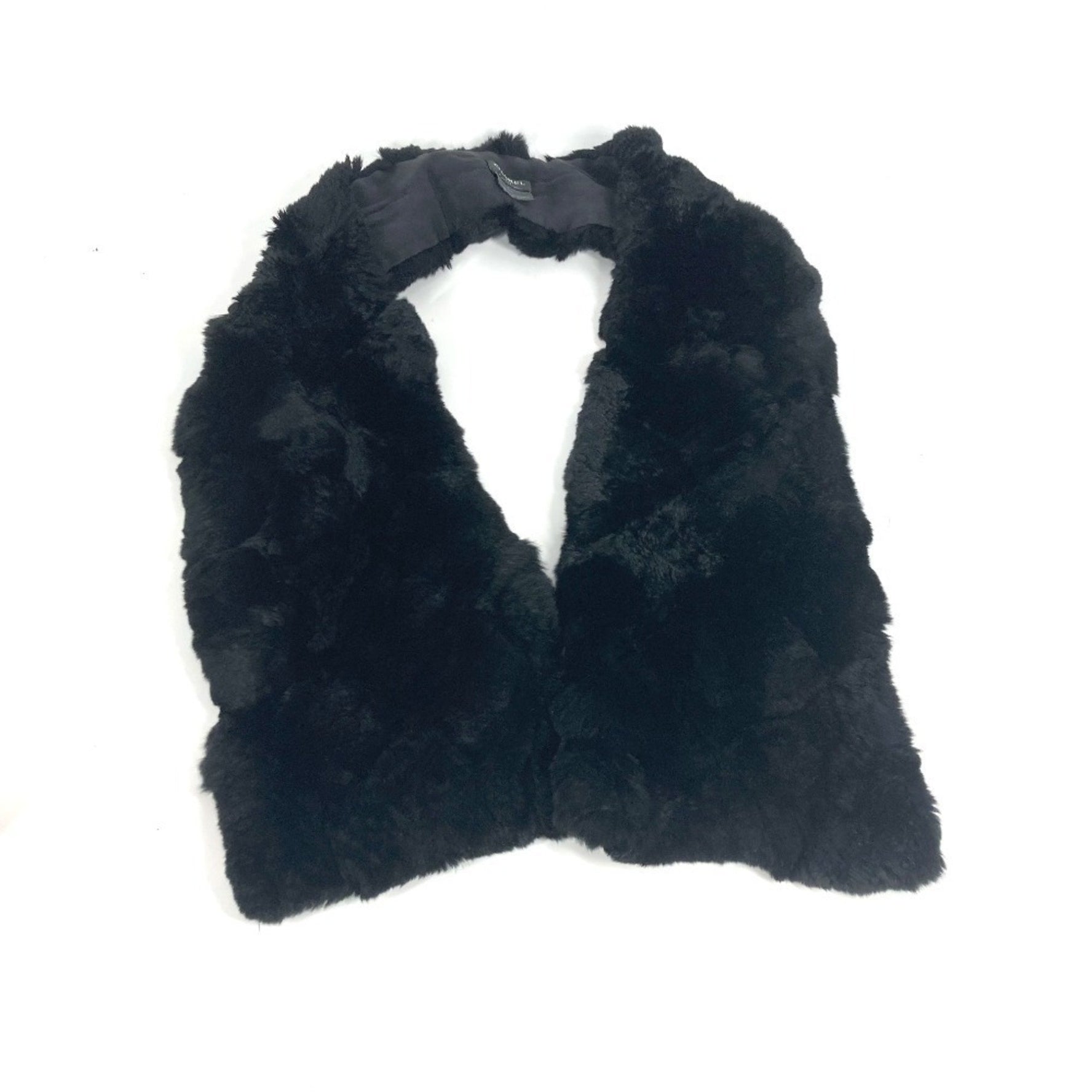 CHANEL fur tippet accessory scarf