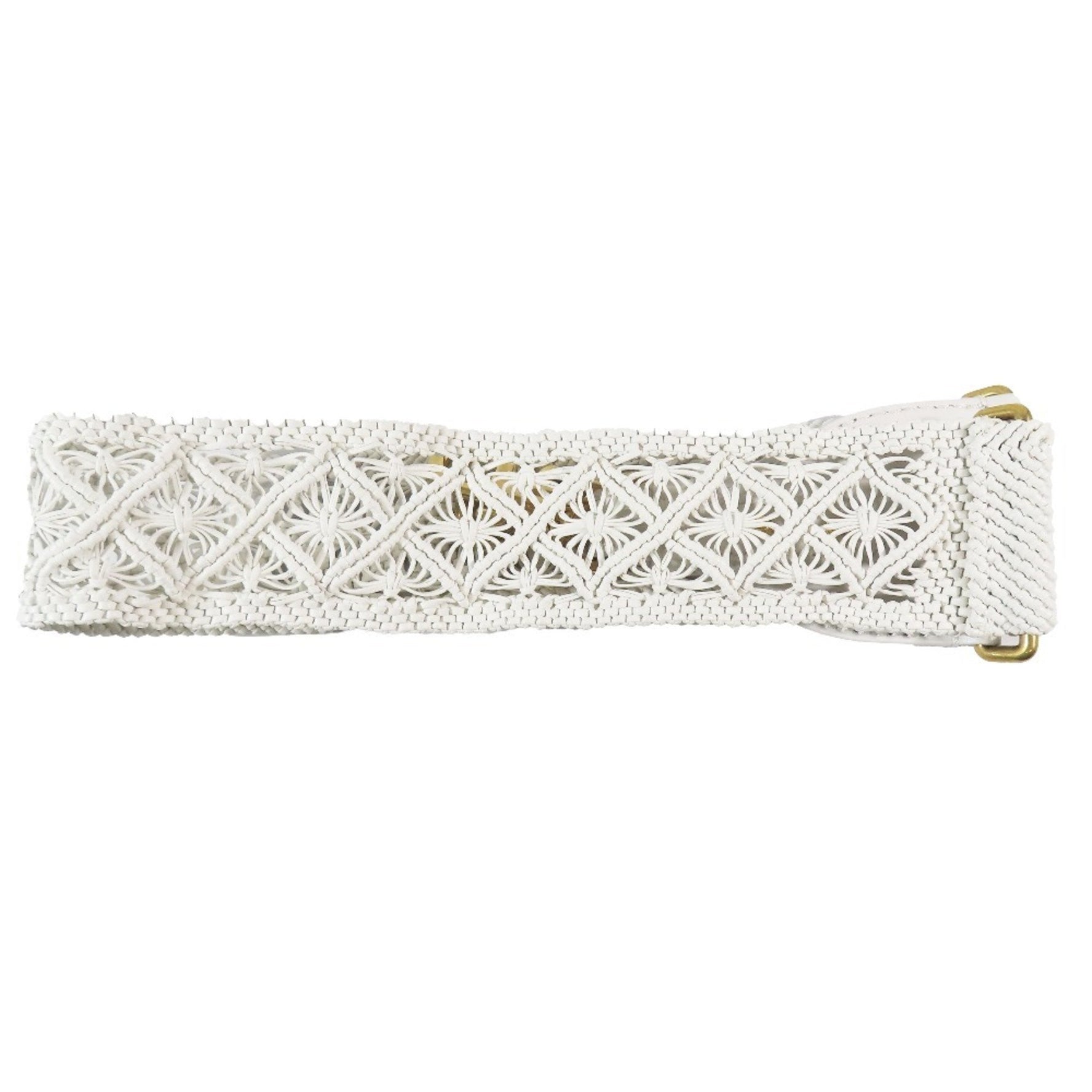 Christian Dior Shoulder Strap for Bags, Macramé Weave, Gold Hardware, Accessory