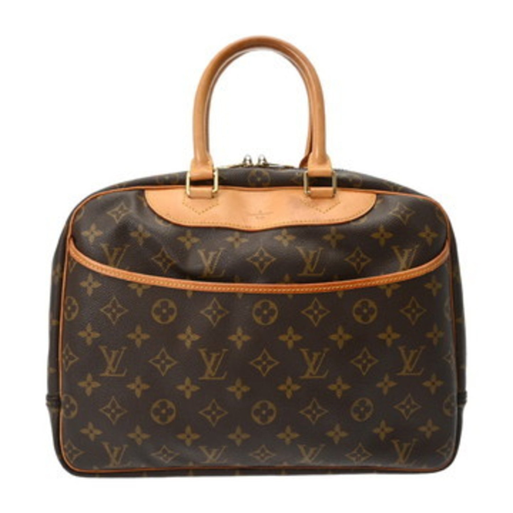 LOUIS VUITTON Monogram Deauville Canvas Handbag