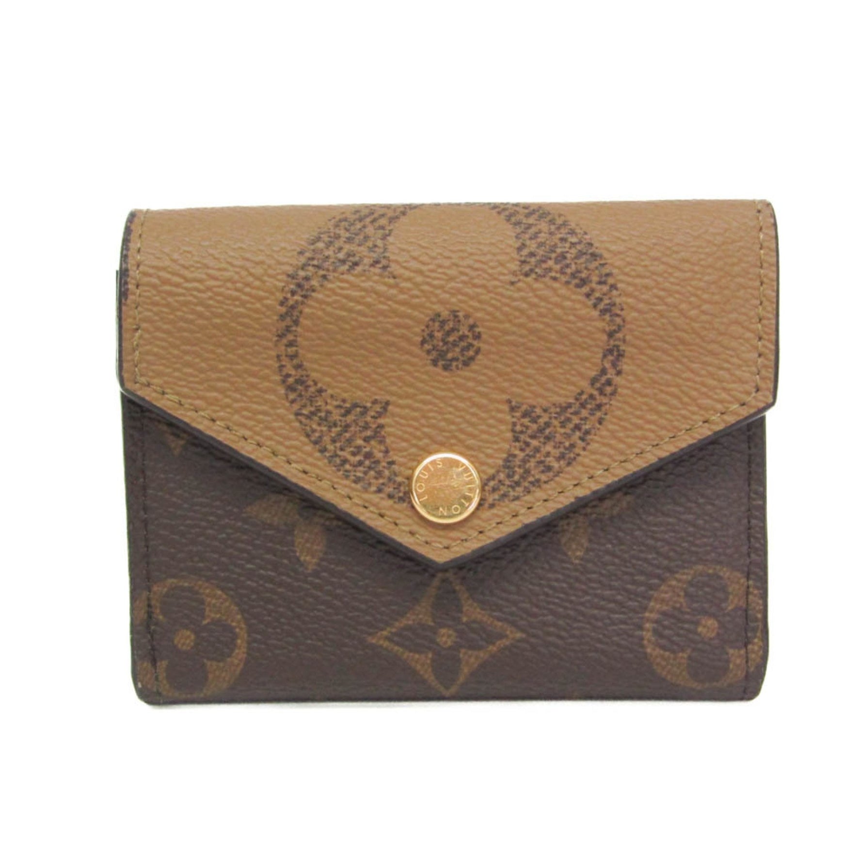 Louis Vuitton Monogram Reverse Monogram Giant Zoe Wallet Monogram Wallet (tri-fold) Monogram Reverse