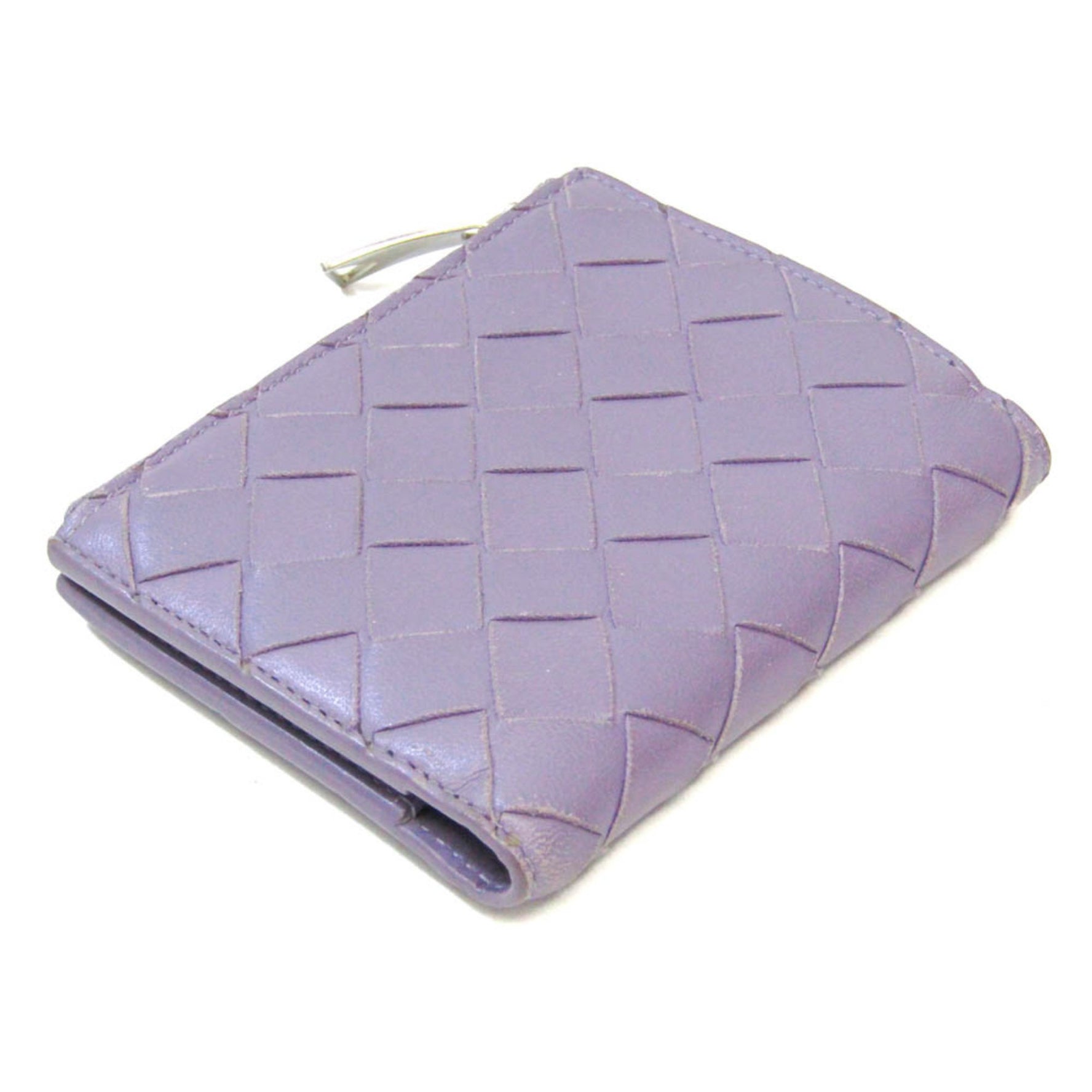 Bottega Veneta Intrecciato Leather Wallet (bi-fold) Light Purple