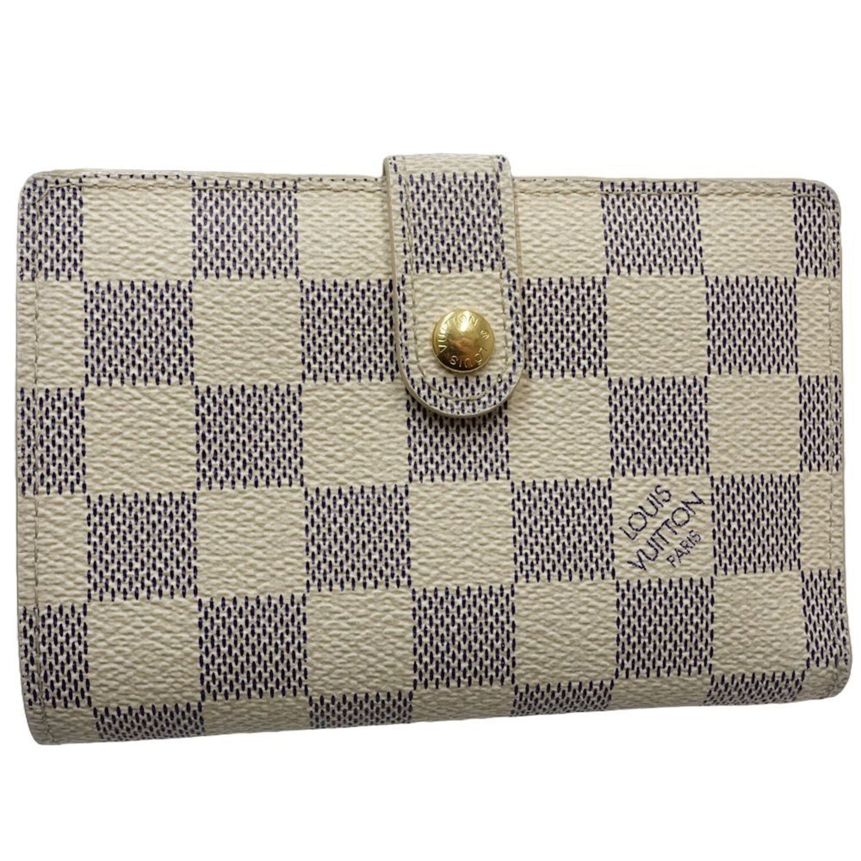 Louis Vuitton Damier Azur Bi-fold Wallet Portefeuille Viennois