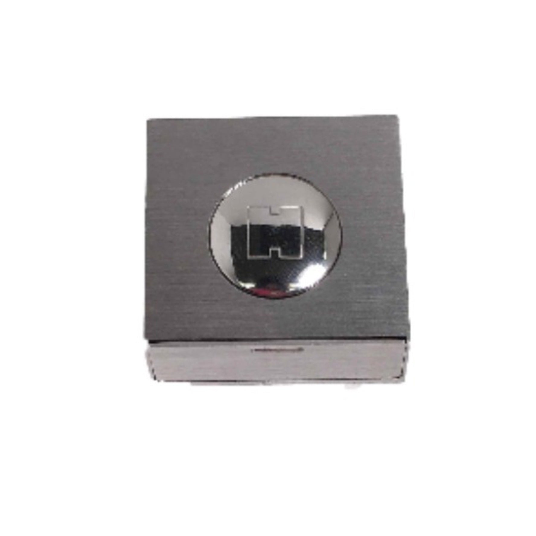 HERMES Photo frame with box H logo photo stand Silver Other miscellaneous goods