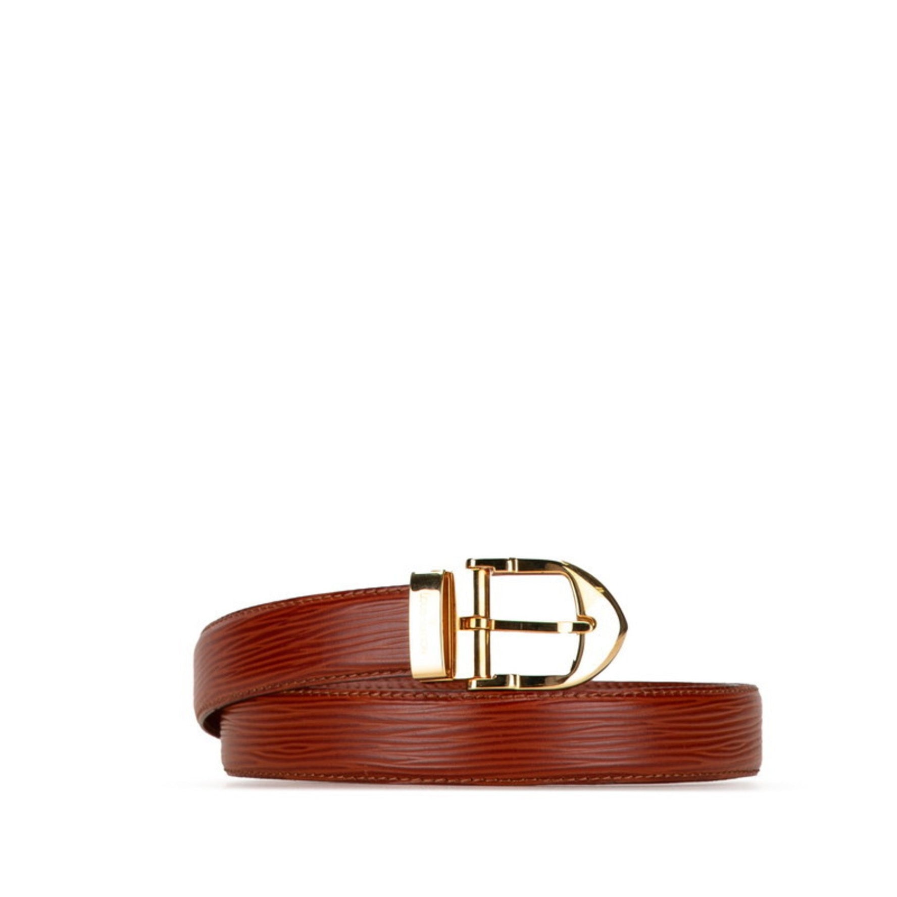 Louis Vuitton Epi Santur Classic Belt Size: 110/44 Kenya Leather