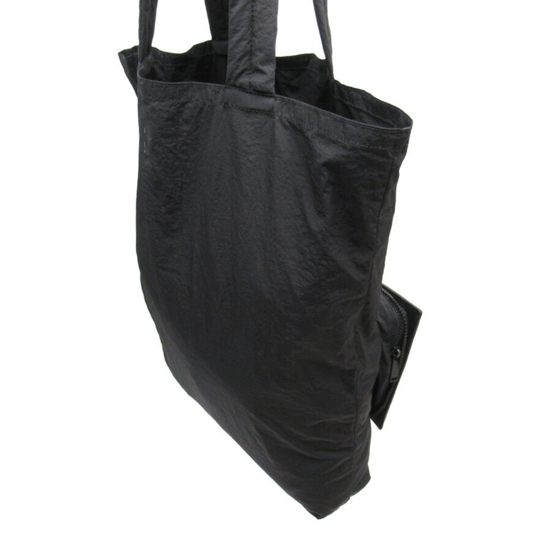 Bottega Veneta Tote Bag Eco Intrecciato Black Nylon Leather