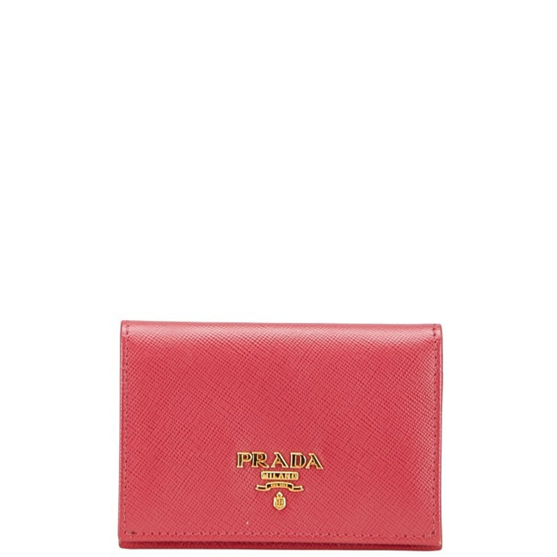 PRADA Business Card Holder/Card Case, Leather