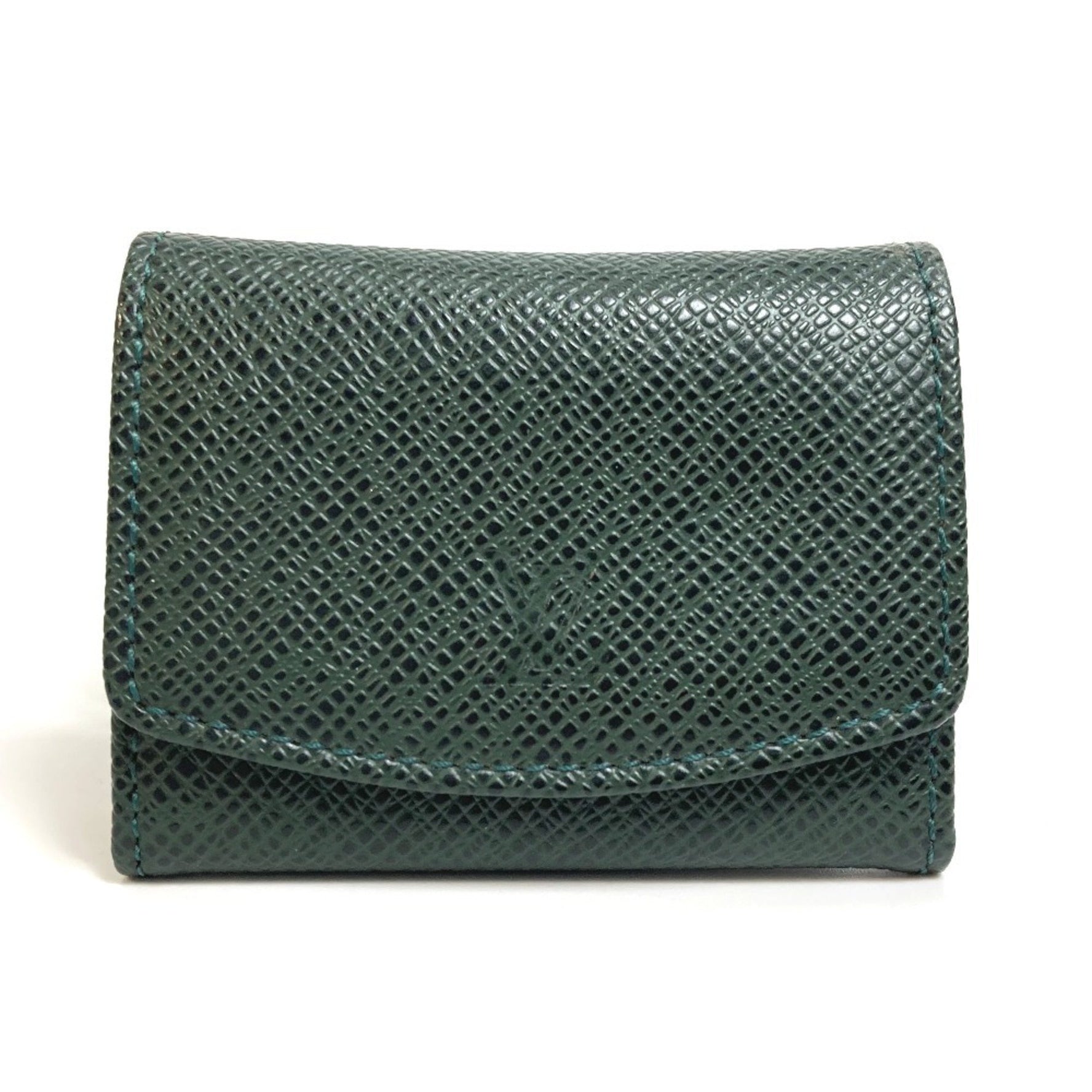 Louis Vuitton Taiga Button de Manchette Case Leather Men's Episea Green