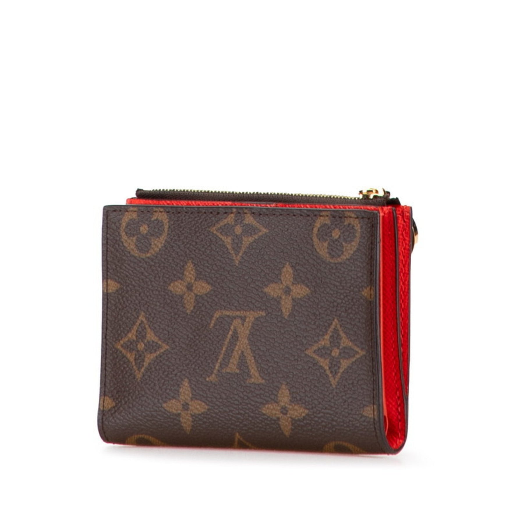 Louis Vuitton Monogram Portefeuille Lisa Bifold Wallet Tonic Orange Leather LOUIS VUITTON