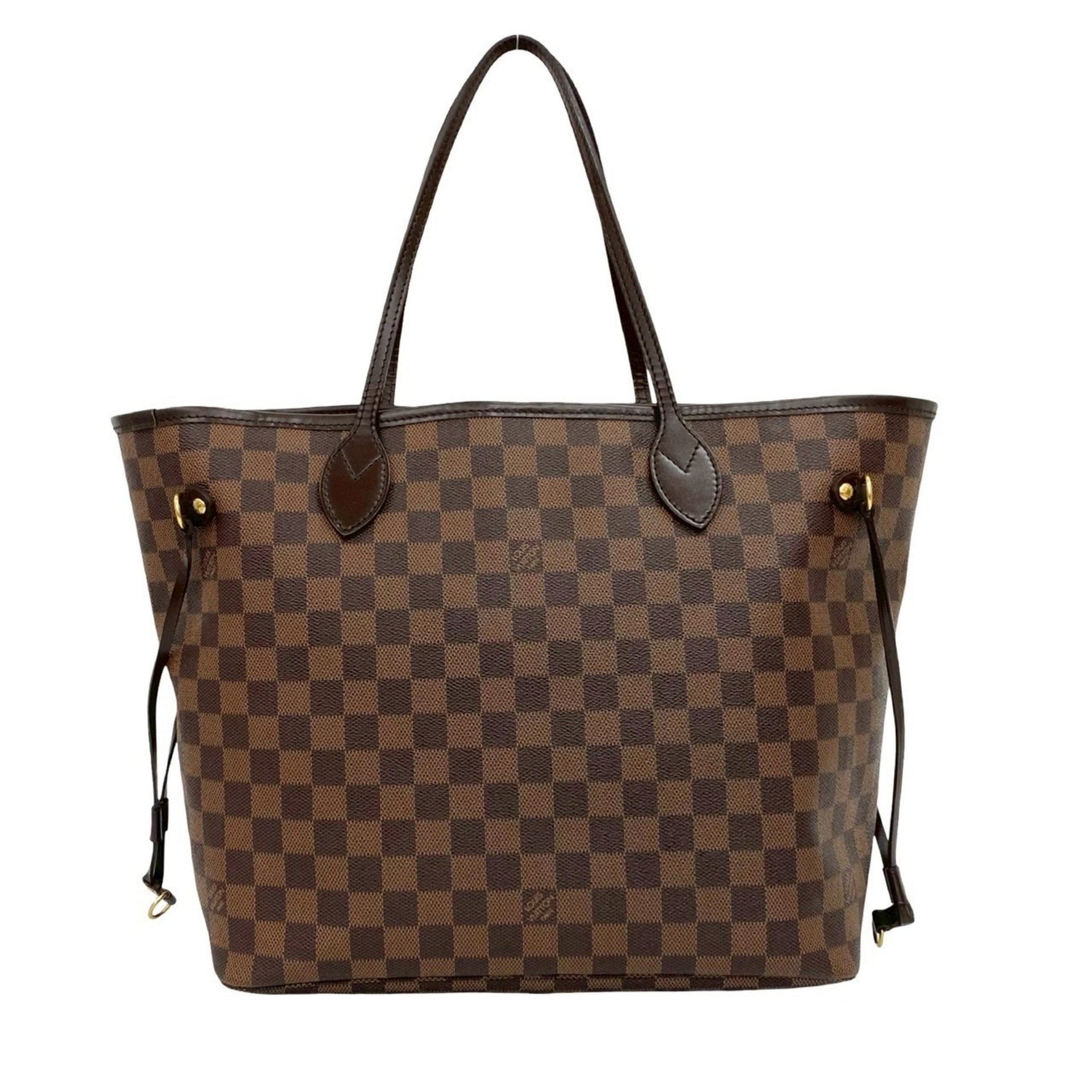 LOUIS VUITTON Neverfull MM Damier Leather Tote Bag, Handbag, Business