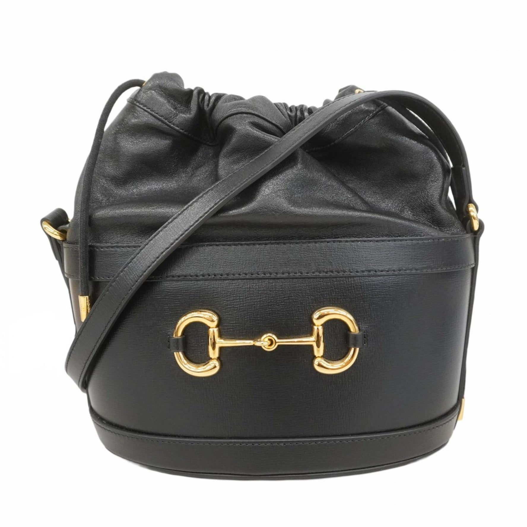Gucci Horsebit Shoulder Bag Leather