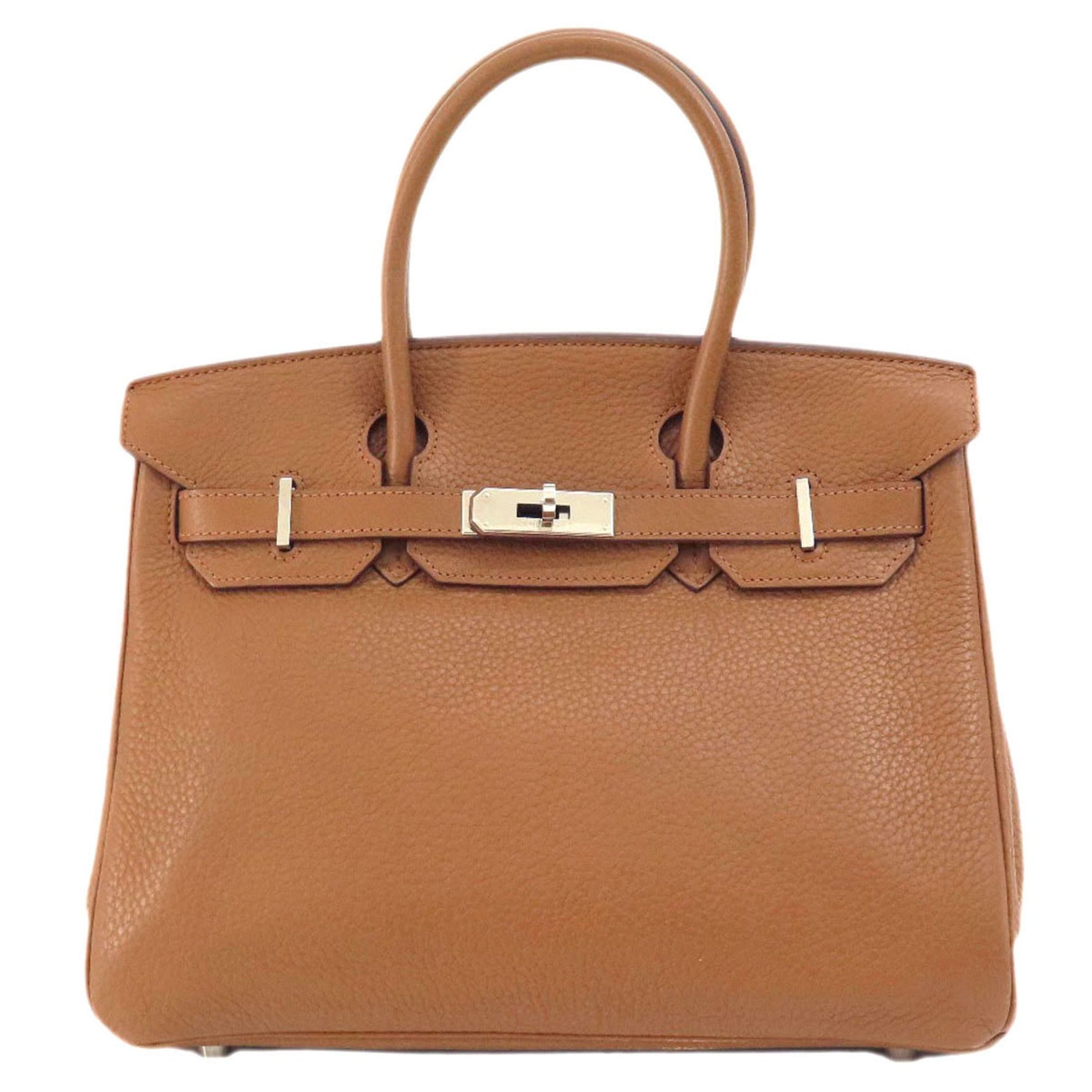 Hermes Birkin 30 Gold Handbag Taurillon
