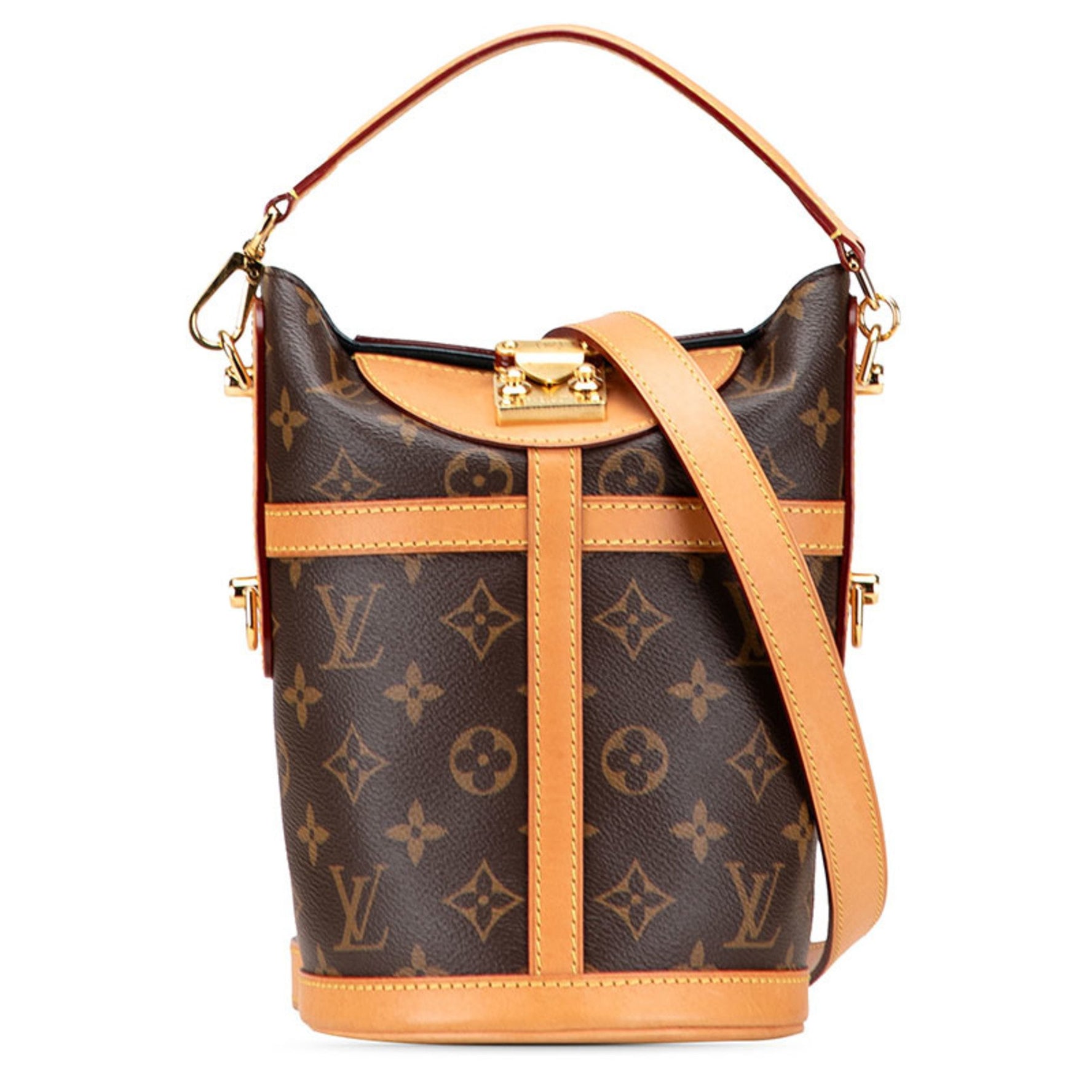 Louis Vuitton Monogram Duffle Bag, Handbag/Shoulder Leather, LOUIS VUITTON