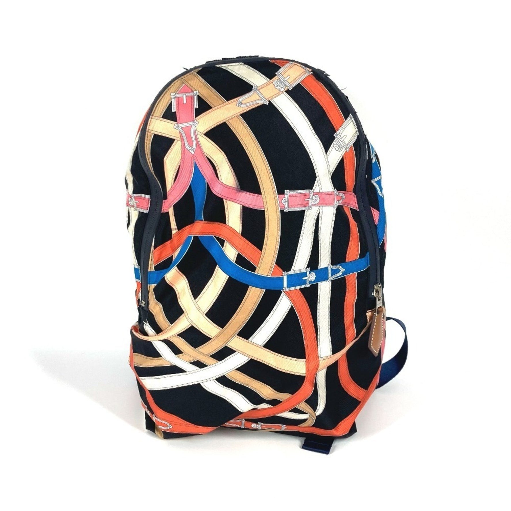 HERMES Air Silk Cavalcadour Backpack Bag Men's Multicolor