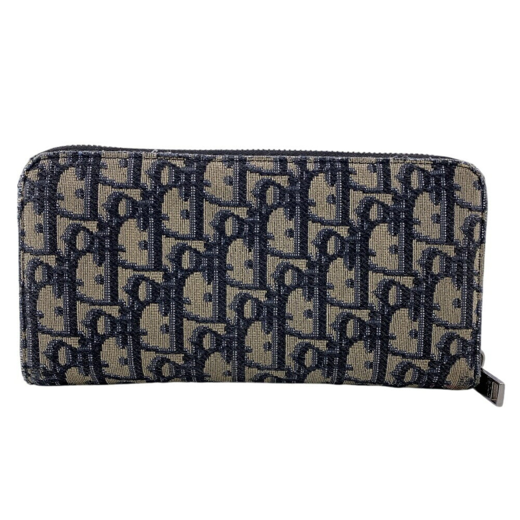 Christian Dior Round Trotter Long Wallet, Unisex