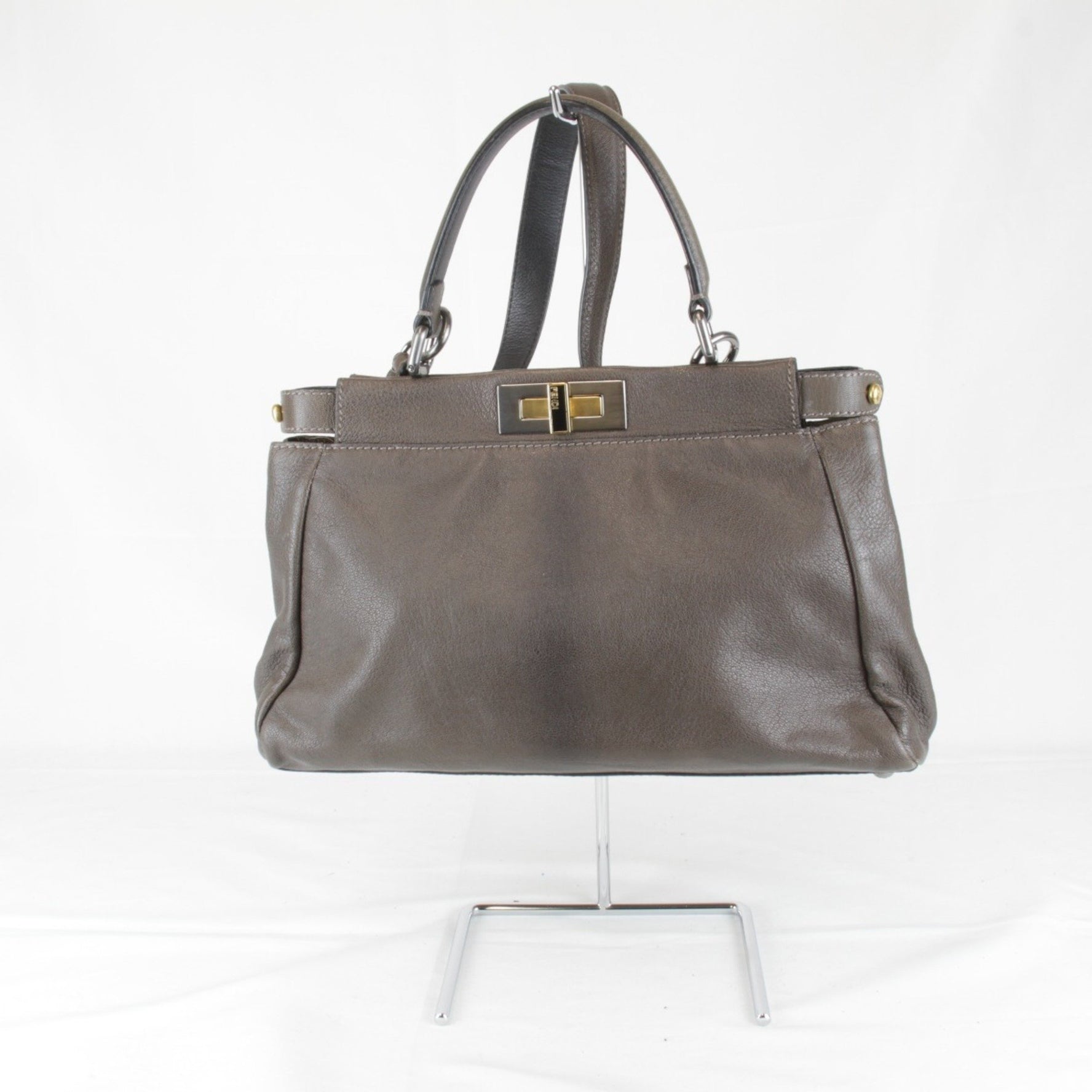 FENDI Peekaboo handbag leather