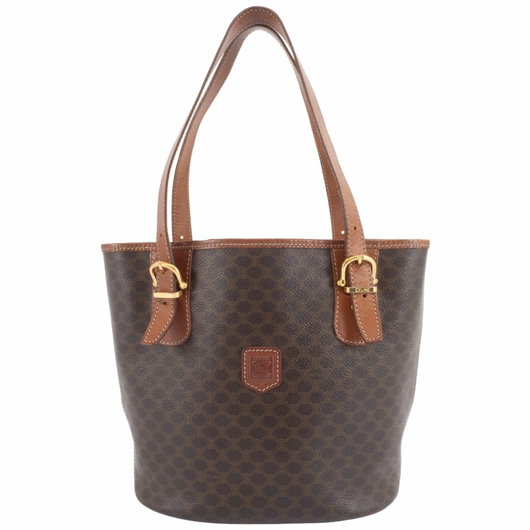 Celine Macadam Tote Bag Shoulder PVC | Leather Old